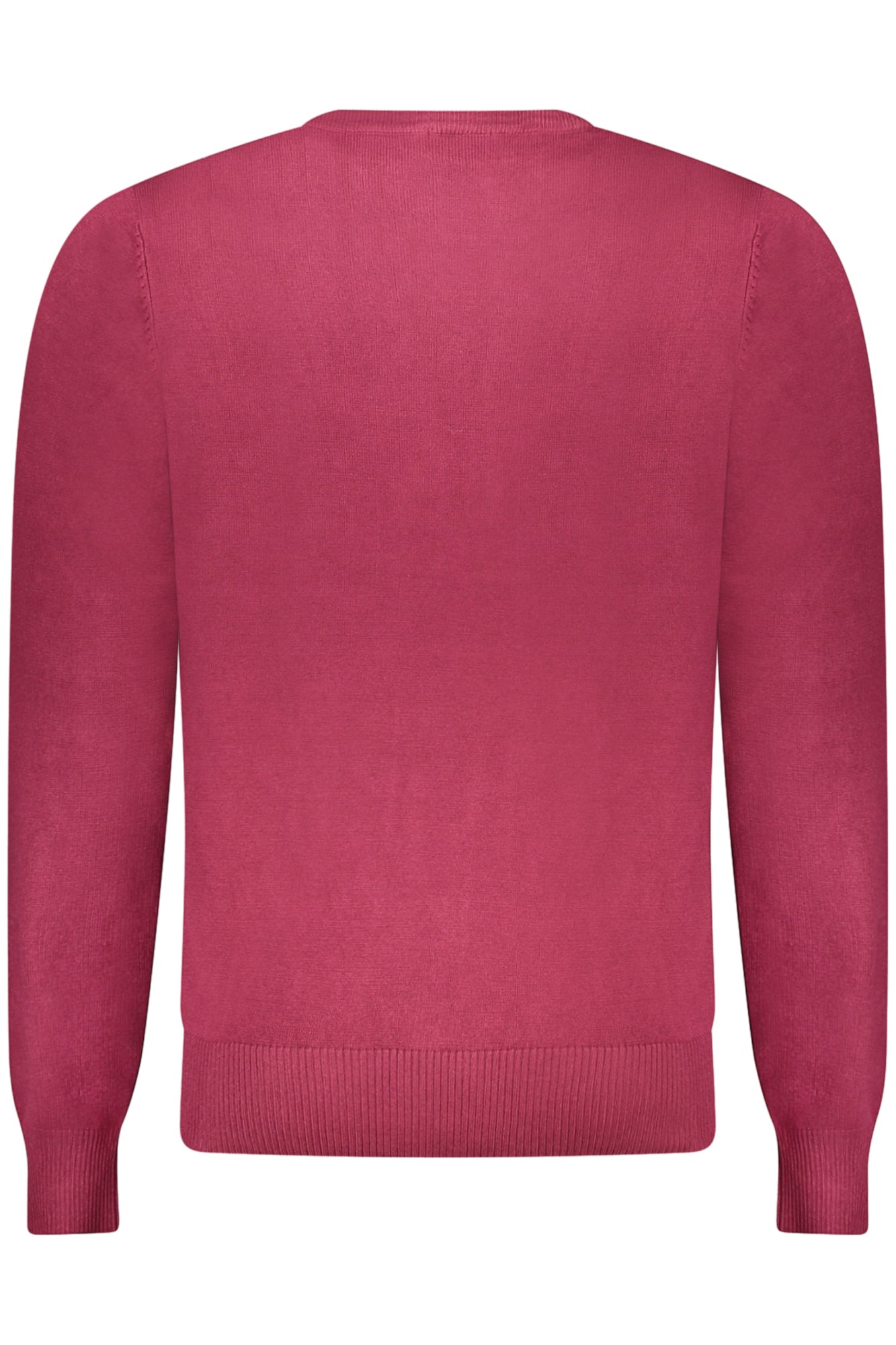 RFTR050_ROROSSO – Roter Herrenpullover mit Rundhals und Stickerei-Logo – Größe: S, XL, M, L, 2XL – Farbe: Rosso