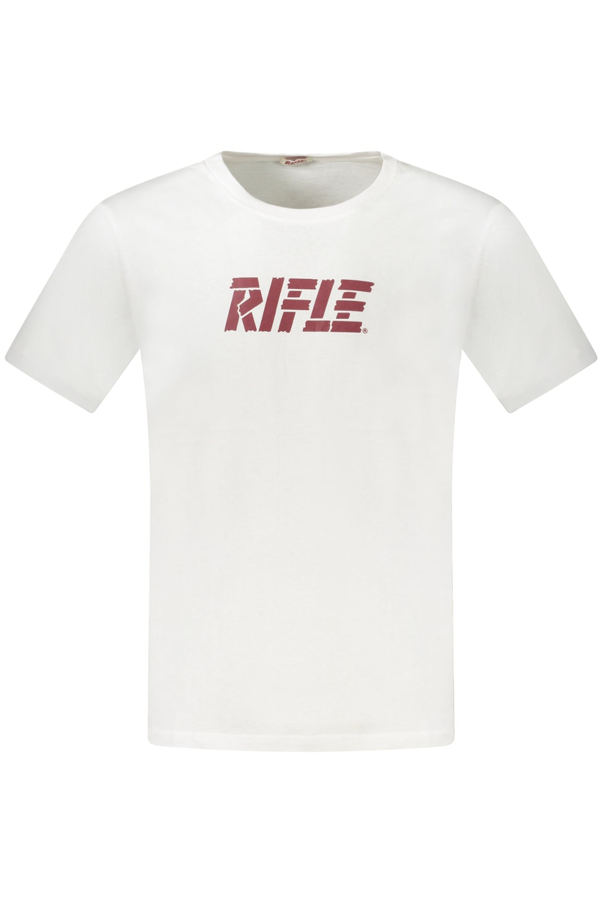 RFT001_BIBIANCO – Weißes Herren T-Shirt mit Logo-Print, Rundhals & Kurzarm – Größe: S, M, L, XL, 2XL, 3XL – Farbe: Bianco