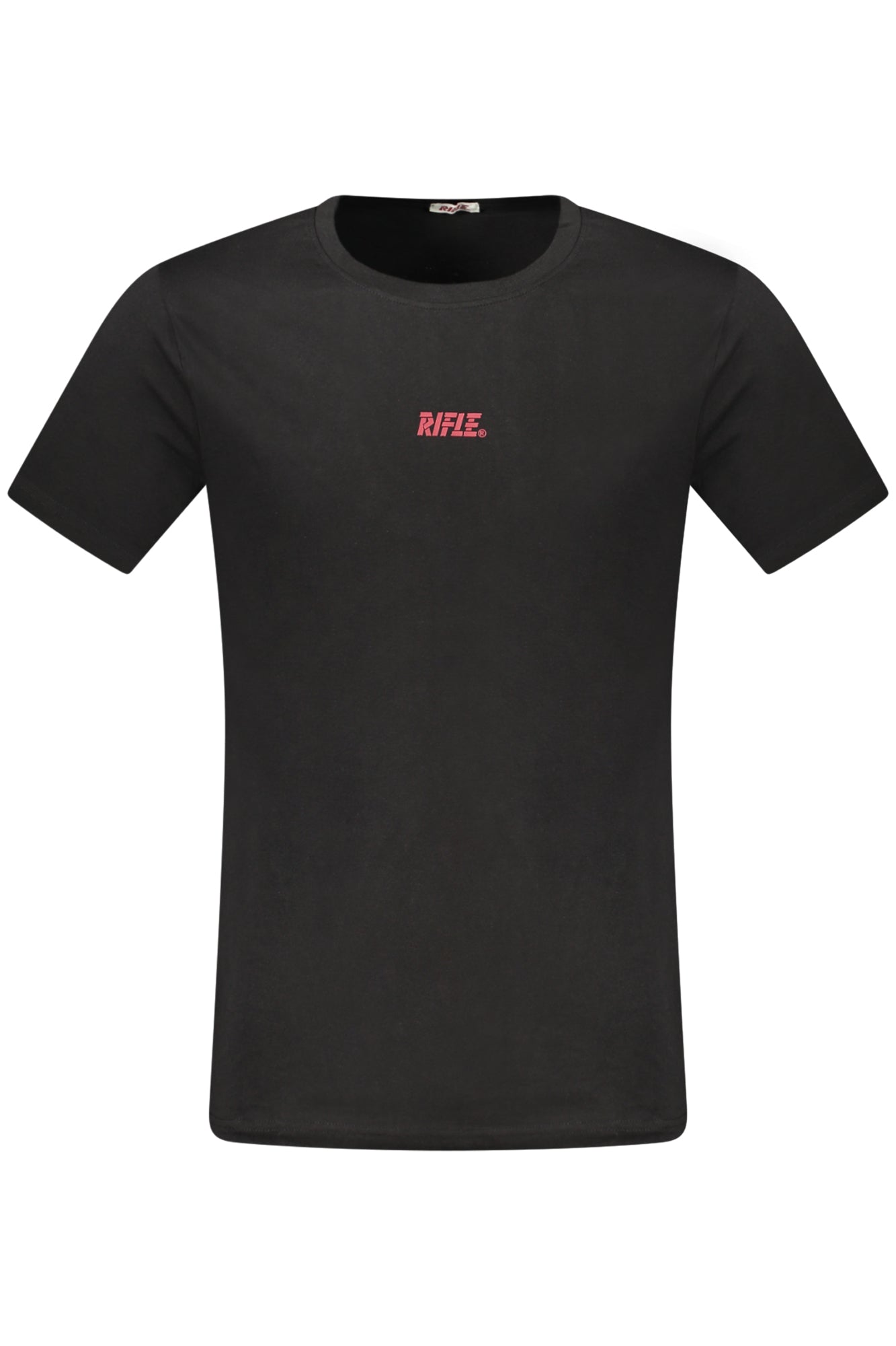 RFT002_NENERO – Herren Schwarz Kurzarm T-Shirt mit Print und Rundhals Online Kaufen – Größe: S, M, L, XL, 2XL – Farbe: Nero