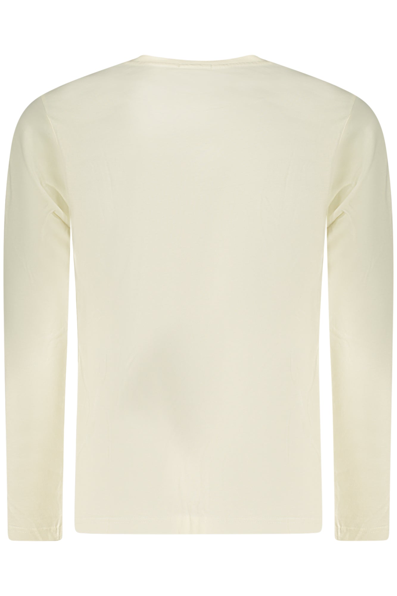 RFT399_BIBIANCO – Langärmliges Herren T-Shirt mit Rundhals und Prägedruck in Weiß – Größe: M, L, XL, 2XL, 3XL – Farbe: Bianco