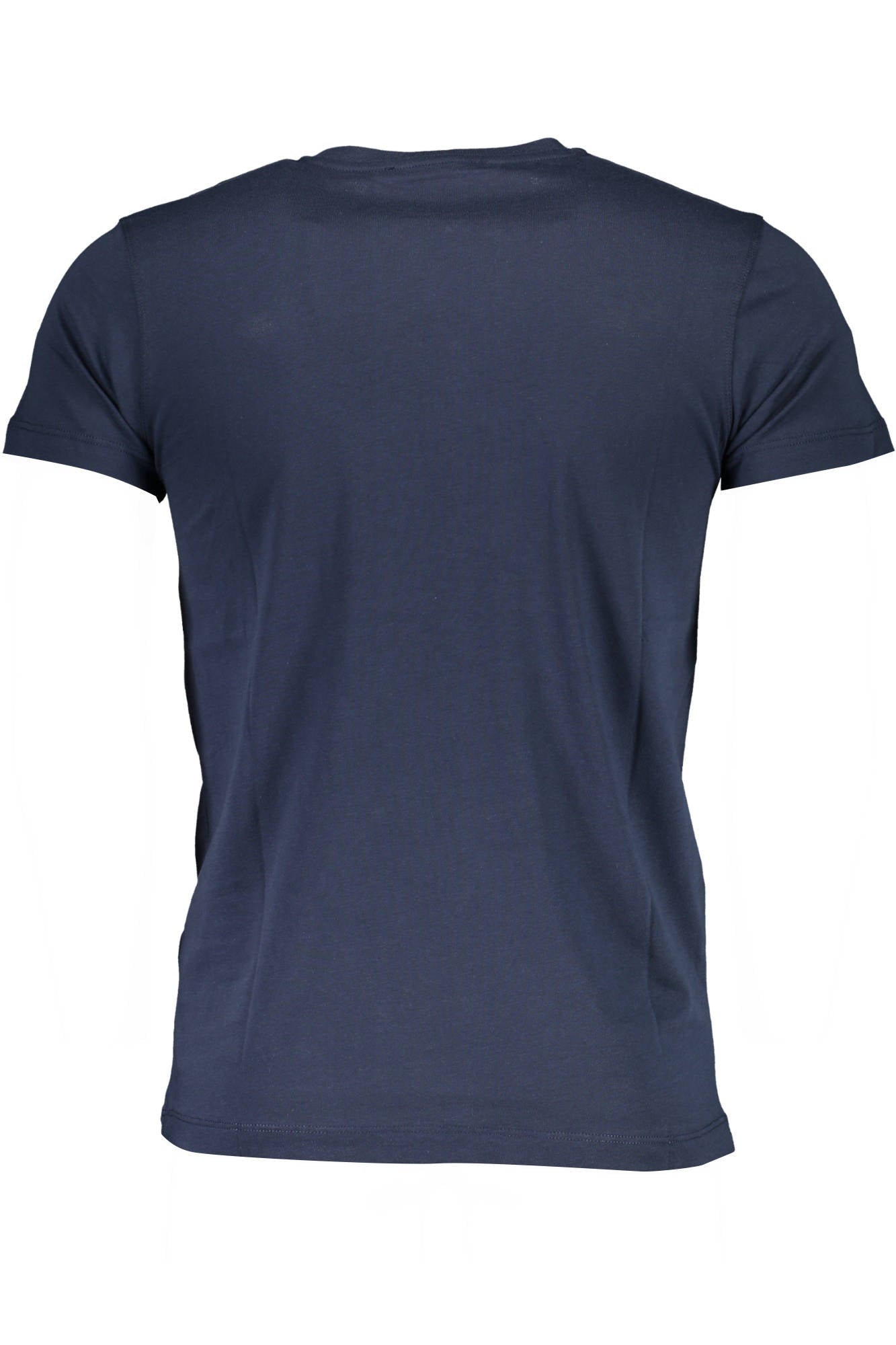 HST68F_BLU_04926-BLU-NAVY – Herren Kurzarm T-Shirt in Blau mit Logo und Druck - Rundhals – Größe: XL – Farbe: Blu