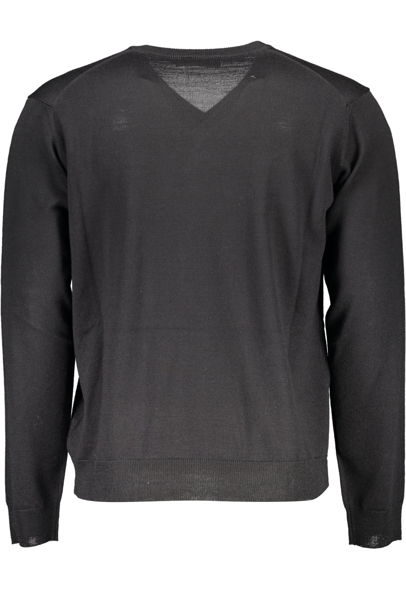 RGV_NERO_C26660 – Eleganter Herrenpulli Schwarz mit V-Ausschnitt und dezentem Logo – Größe: S, M, L, XL – Farbe: Nero