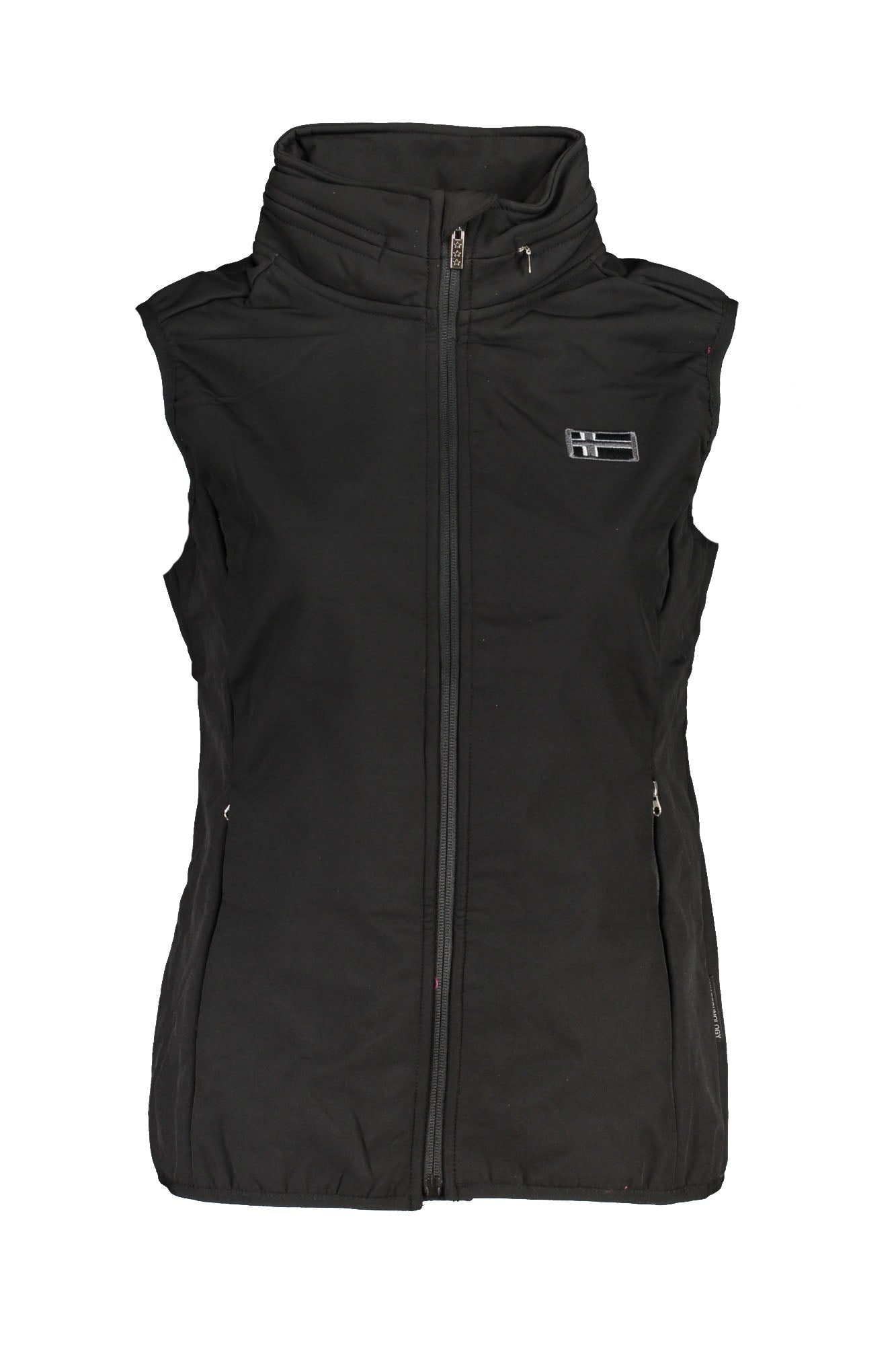 129642_NEBLACK – Hochwertige Damenweste: Nautische Ärmellose Softshell mit Kapuze – Größe: M, L – Farbe: Nero