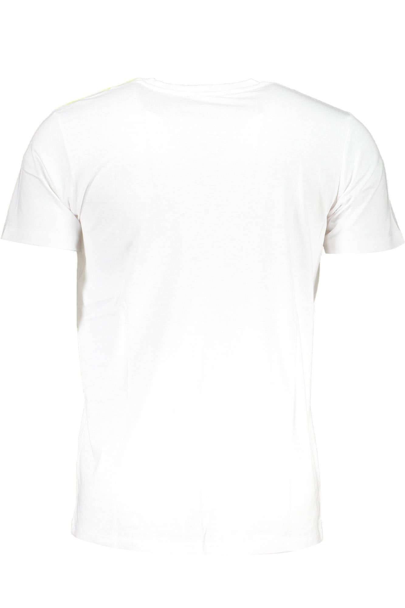 136004_BIANCO_WHITE – Herren Nautikshirt Weiß – Stilvolles Kurzarm-T-Shirt mit Kontrastdetails – Größe: XL – Farbe: Bianco