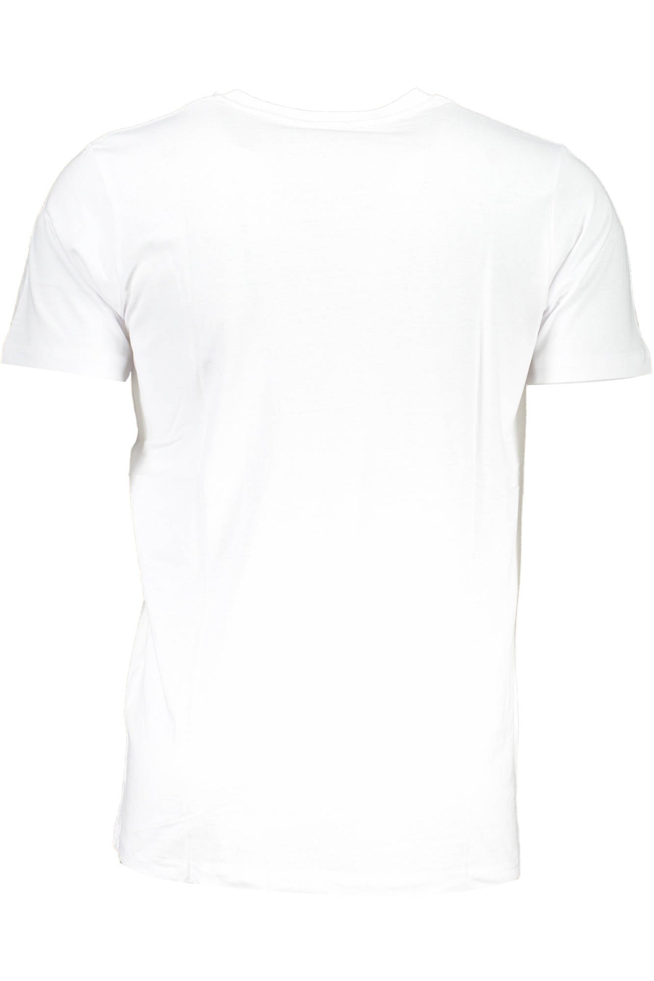 136006_BIANCO_WHITE – Weißes Herren T-Shirt mit Druck - Nautische Schule Kurzarmmode – Größe: L, XL, 2XL – Farbe: Bianco