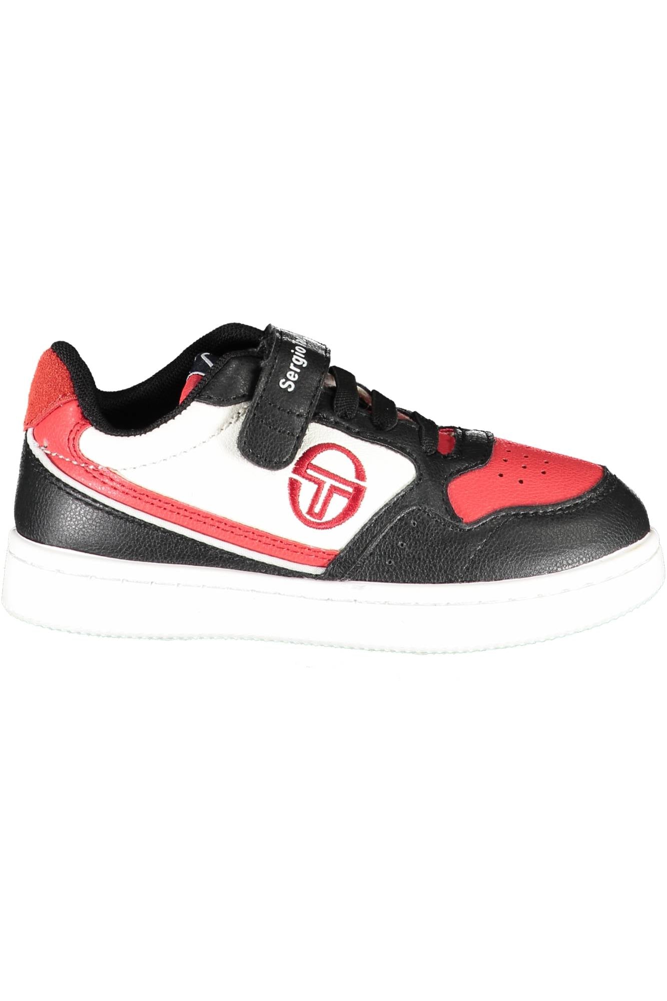 JILL-FLEX-VELCRO-KID-STK224611_NERO_BLACKRED – Sportschuh für Kinder schwarz - Elastiksenkel & Klettverschluss – Größe: 31, 32, 33, 34, 35 – Farbe: Nero
