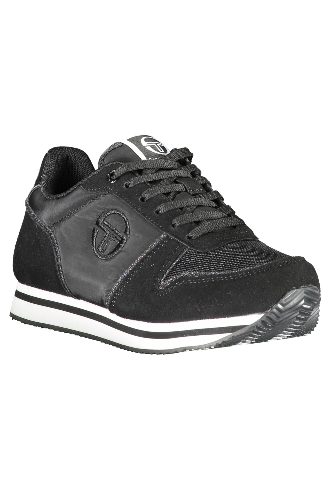 ESPRIT-ACTIVE-MX-STW223102_NERO_BLACKWHITE – Damen Sportschuh Schwarz mit Kontrast-Schnürsenkeln und Details – Größe: 37, 38, 39, 40, 36 – Farbe: Nero