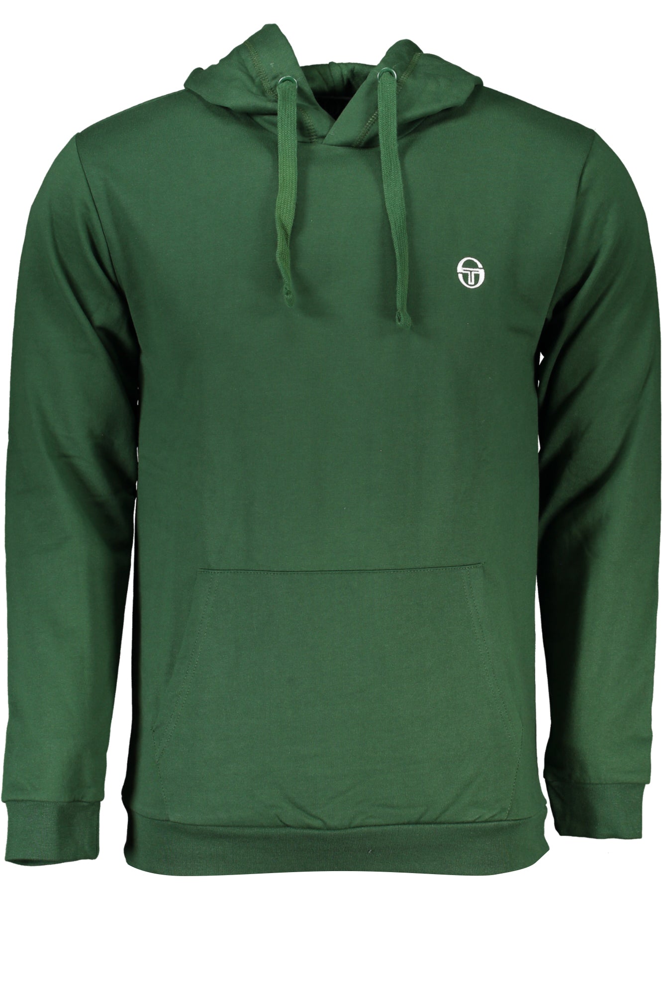 XX10310002_VE0005 – Grünes Herren-Sweatshirt: Gefütterter Langarm-Hoodie mit Stickerei – Größe: L, XL, 2XL, M – Farbe: Verde