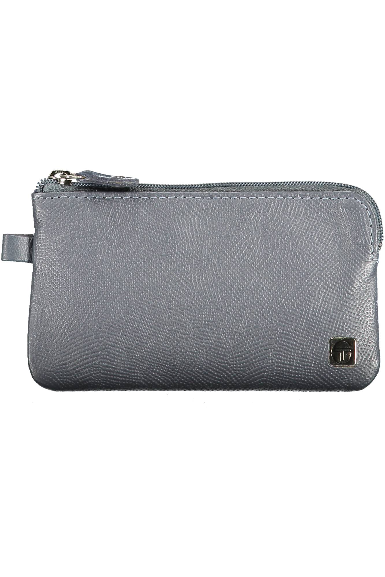 K50023P304_BLU_NAVY – Blaue Herrengeldbörse mit Reißverschluss & Schlüsselanhänger innen – Größe: UNI – Farbe: Blu