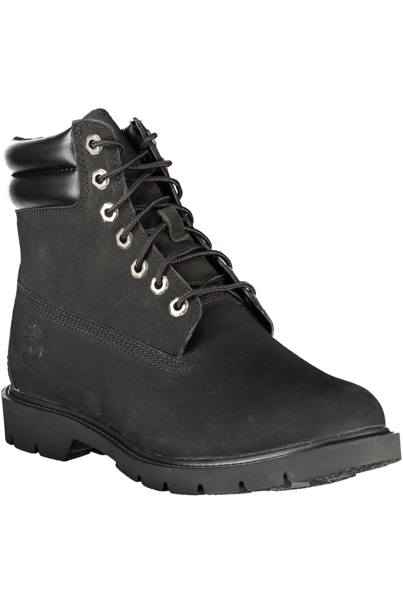 TB1A27X6_NE015 – Herrenstiefel Schwarz: 6-Zoll Schnürschuh mit Logo-Druck – Größe: 40, 41, 42, 43, 44, 45, 46 – Farbe: Nero