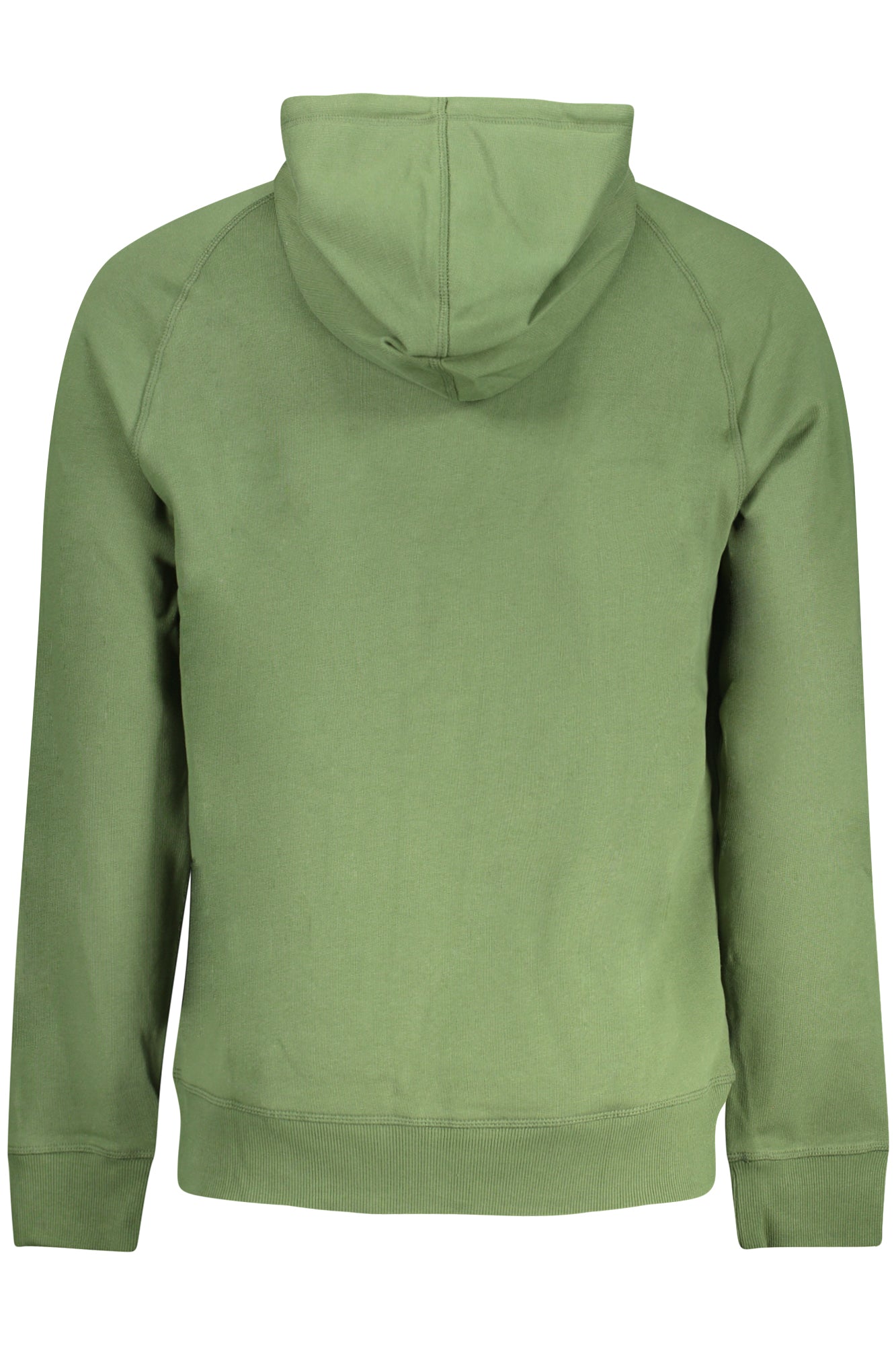 TB0A2BNB_VEEIN – Grünes Herren Sweatshirt, Reißverschluss, Regular Fit, Taschen, Stickerei – Größe: S, M, L, 2XL, XL – Farbe: Verde