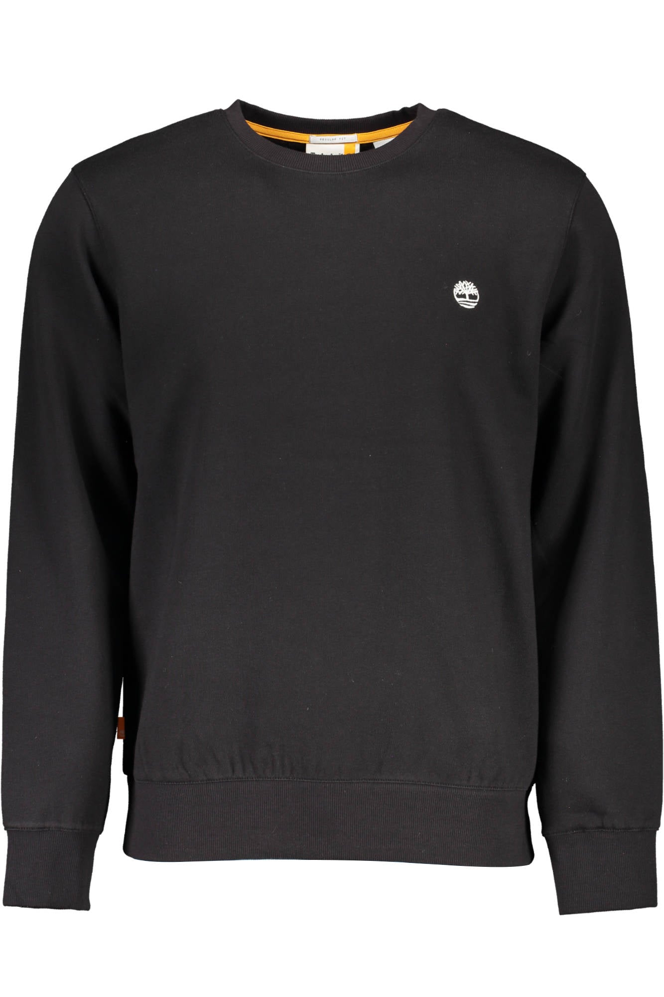 TB0A2AM6_NERO_001 – Nachhaltiges Herren-Sweatshirt: Schwarz, Rundhals, Bio-Baumwolle – Größe: S, M, L – Farbe: Nero