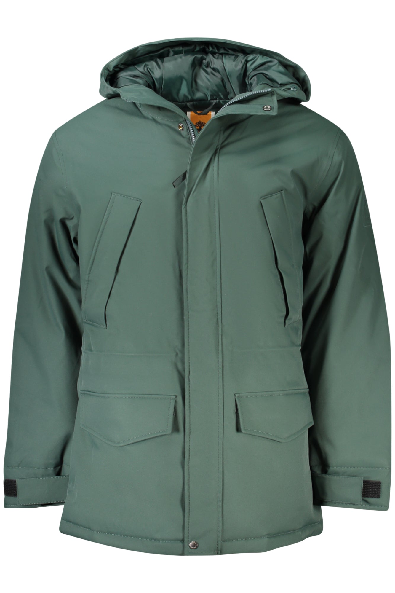 TB0A42G3_VE317 – Grüne Herrenjacke mit Kapuze – Praktisch mit Taschen und Reißverschluss – Größe: S, M, L, XL, 2XL, 3XL – Farbe: Verde
