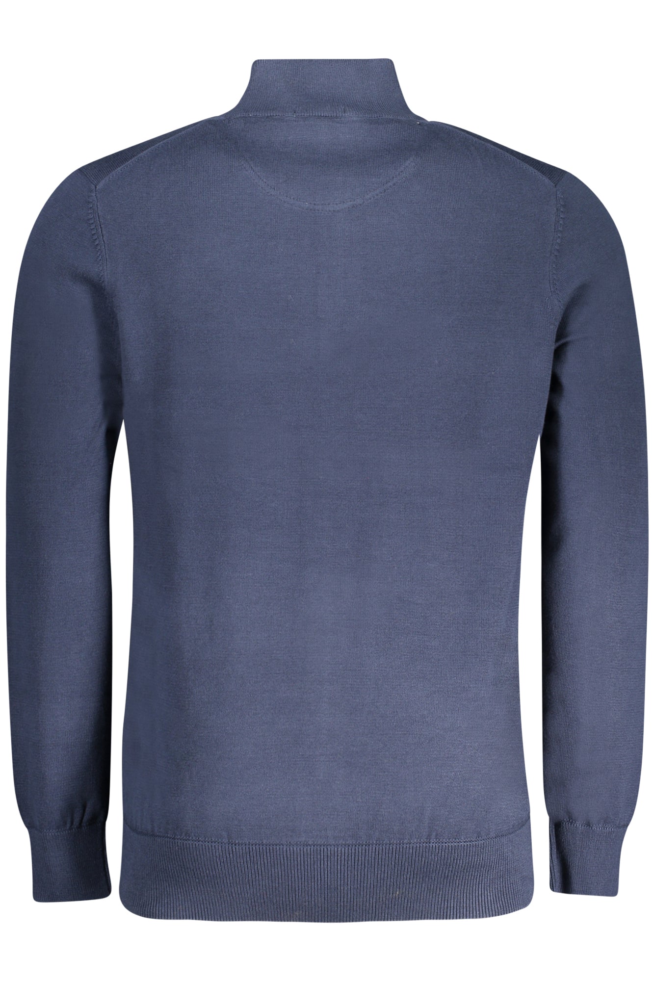 TB0A2BMX_BLZ02 – Herren-Pullover Blau - Langarm, Halber Reißverschluss, Bio-Baumwolle – Größe: M, L, XL, 2XL, S – Farbe: Blu
