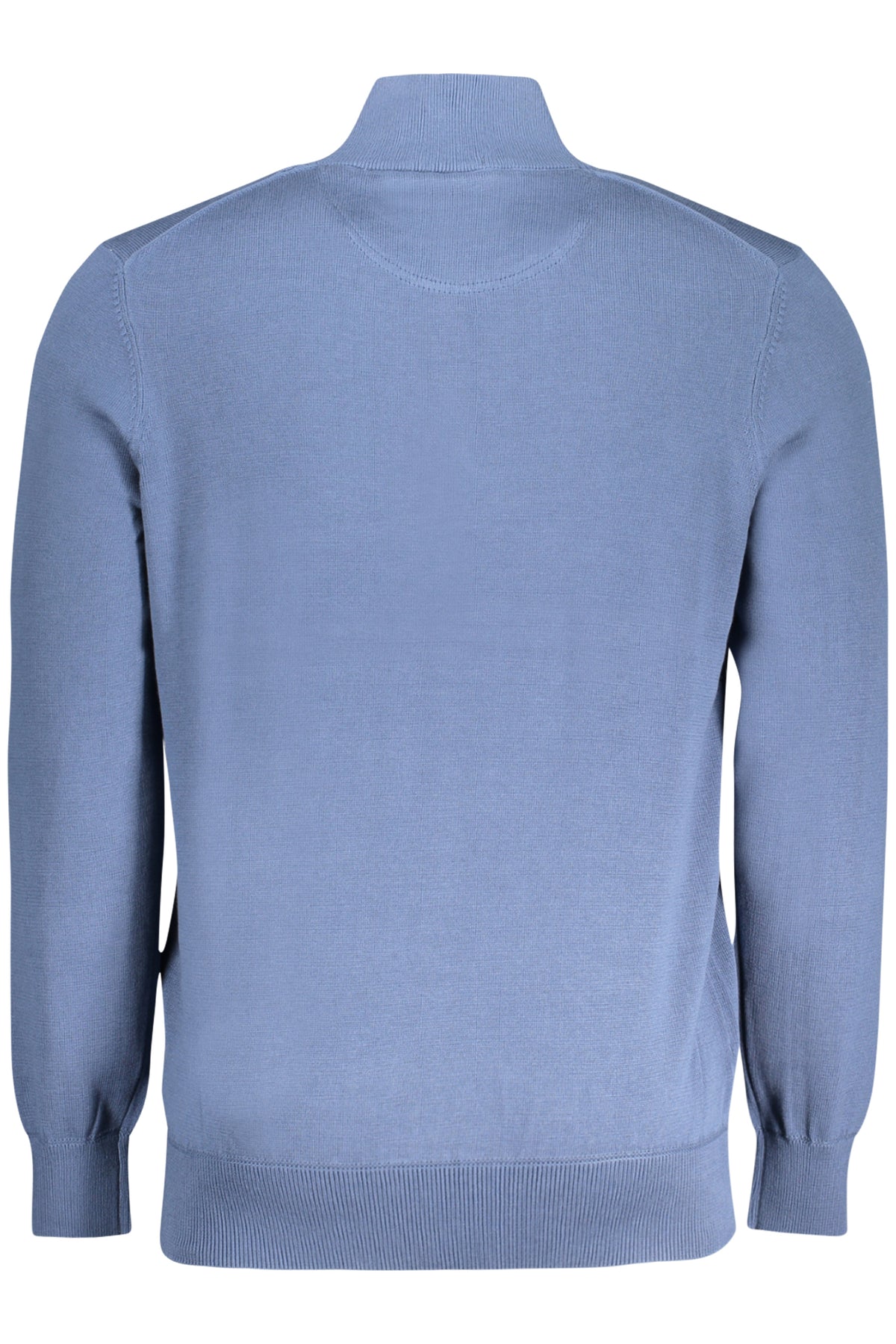 TB0A2BMX_BL288 – Pullover für Herren: Blaues Langarmshirt mit Reißverschluss, Bio-Baumwolle – Größe: L, 2XL, S, M, XL – Farbe: Blu