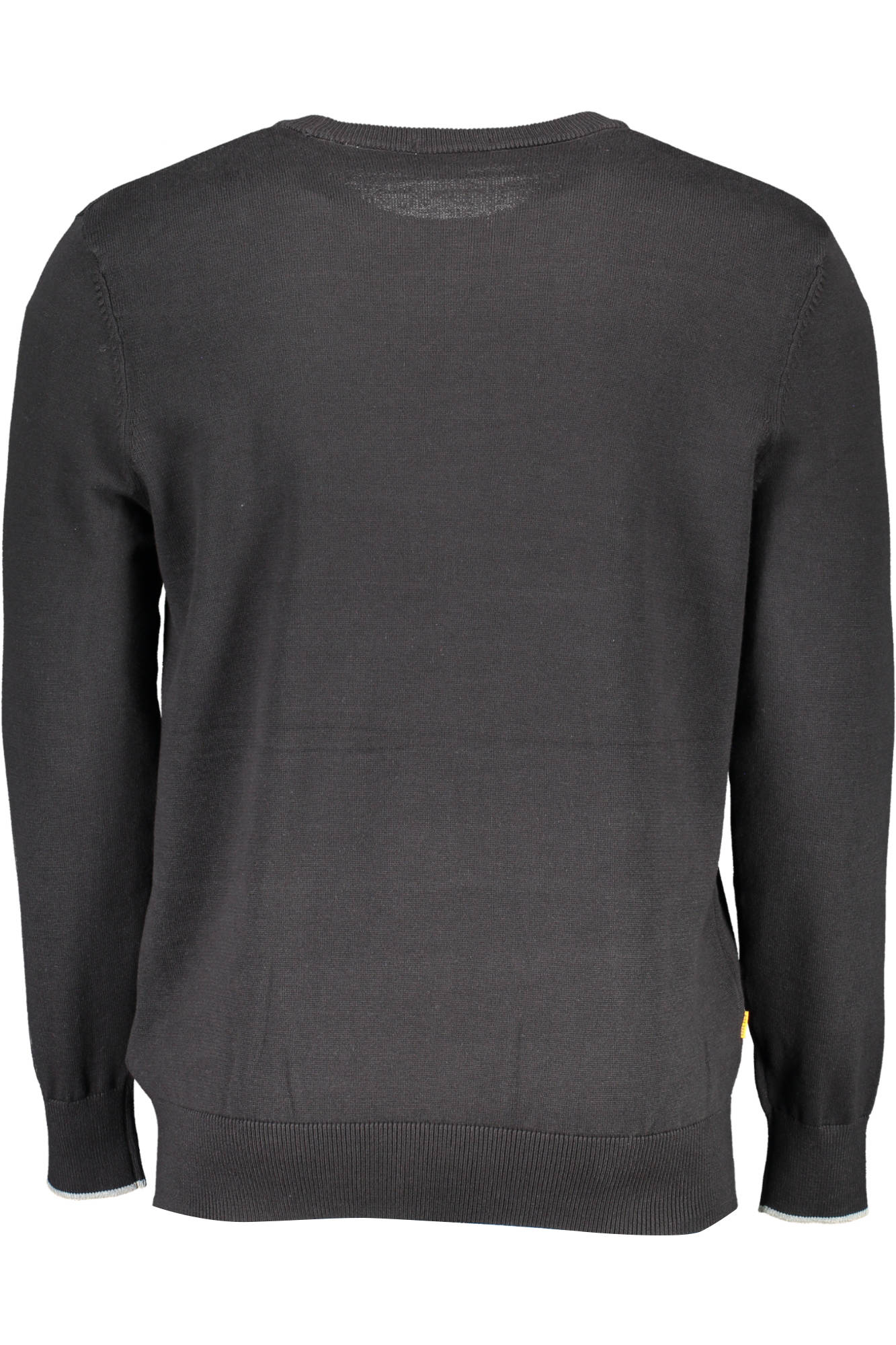 TB0A2BSC_BB0E0B1_NERO001 – Herren Pullover Schwarz aus Bio-Baumwolle, Langarm, Rundhals, Logo – Größe: S – Farbe: Nero