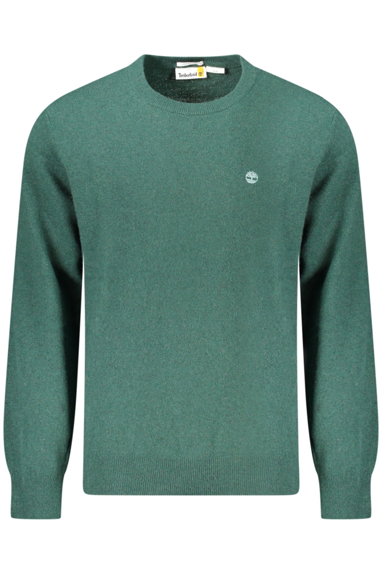 TB0A5M1V_VE317 – Grüner Herrenpullover mit Stickerei und Rundhalsausschnitt – Größe: S, M, L, XL, 2XL, 3XL – Farbe: Verde