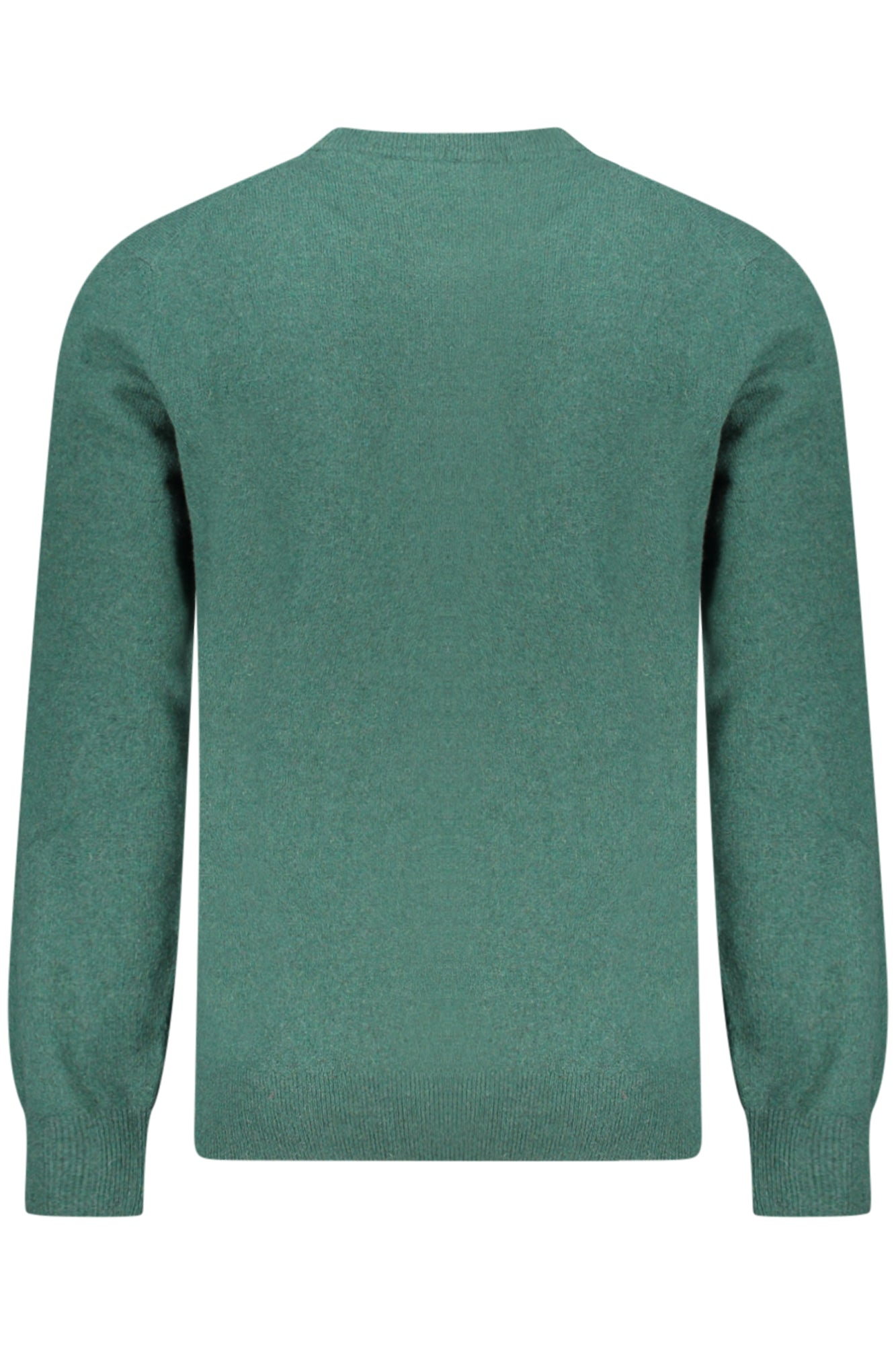 TB0A5M1V_VE317 – Grüner Herrenpullover mit Stickerei und Rundhalsausschnitt – Größe: S, M, L, XL, 2XL, 3XL – Farbe: Verde
