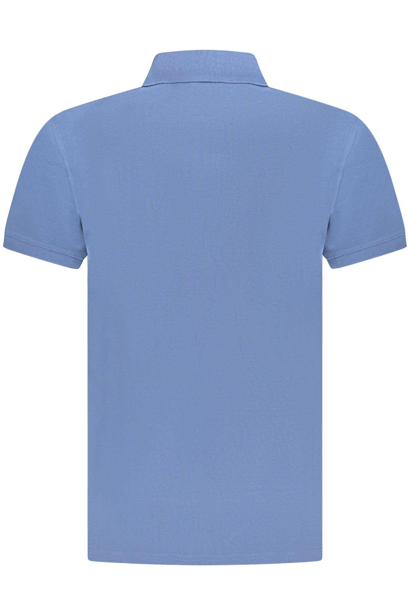 TB0A6VDP_BL288 – Herren Kurzarm-Polohemd Blau: Bio-Baumwolle, Regular Fit, Stickerei – Größe: S, M, L, XL, 2XL, 3XL – Farbe: Blu