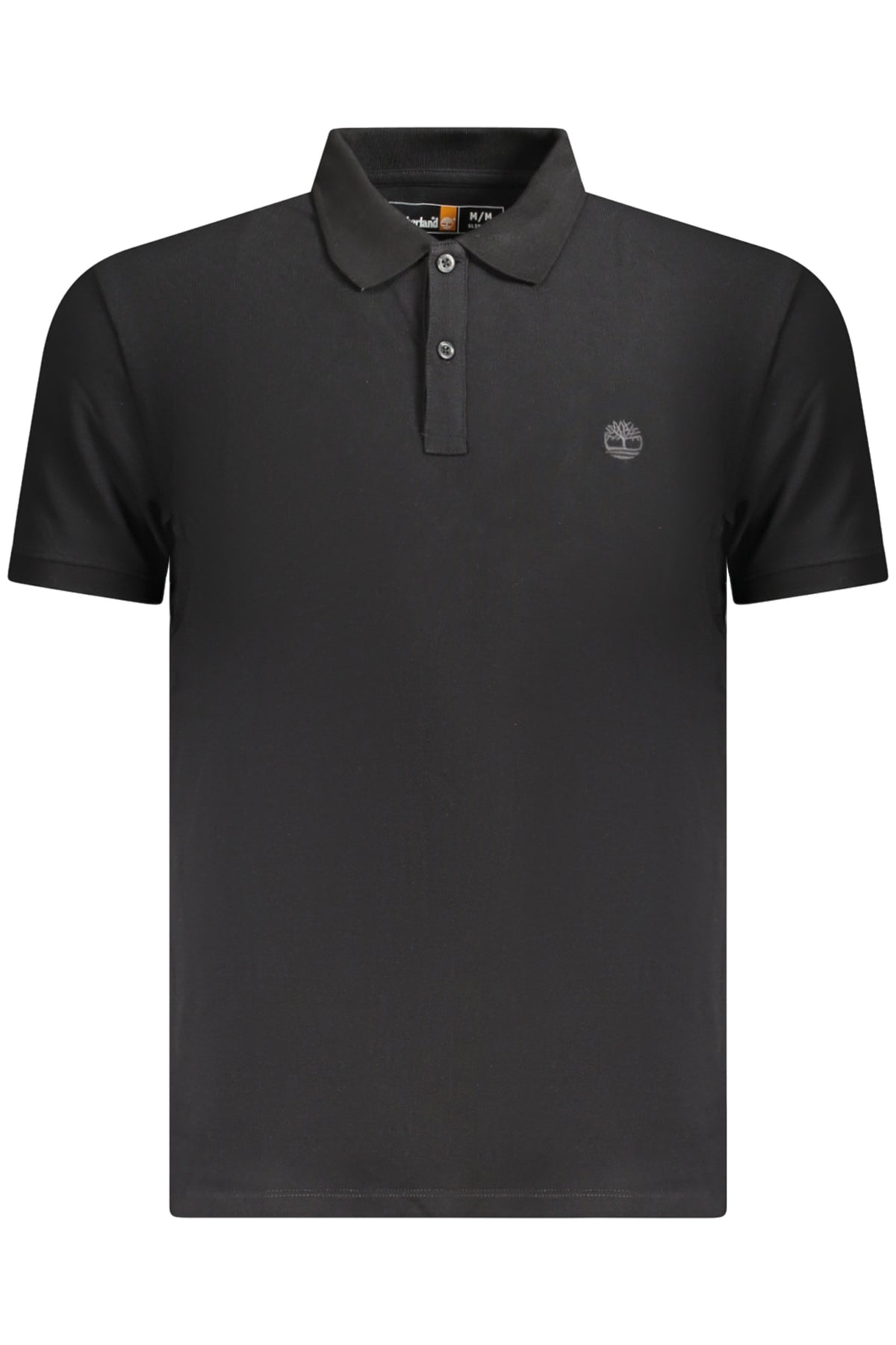 TB0A2BS1_NEX65 – Herren Poloshirt Schwarz: Slim Fit, Kurze Ärmel, Stickerei – Größe: S, M, L, XL, 2XL, 3XL – Farbe: Nero