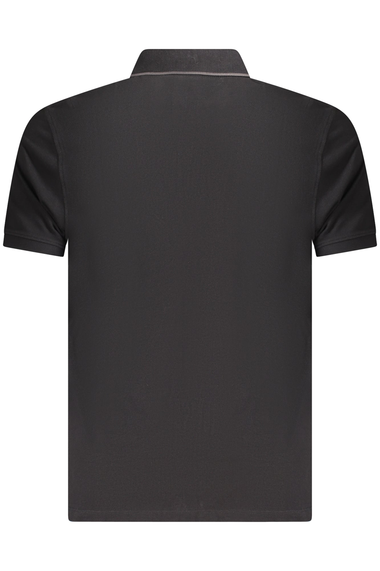 TB0A6BV8_NE001 – Herren Slim Fit Poloshirt Schwarz – Bio-Baumwolle, Stilvolle Details – Größe: M, L, XL, 2XL, 3XL – Farbe: Nero