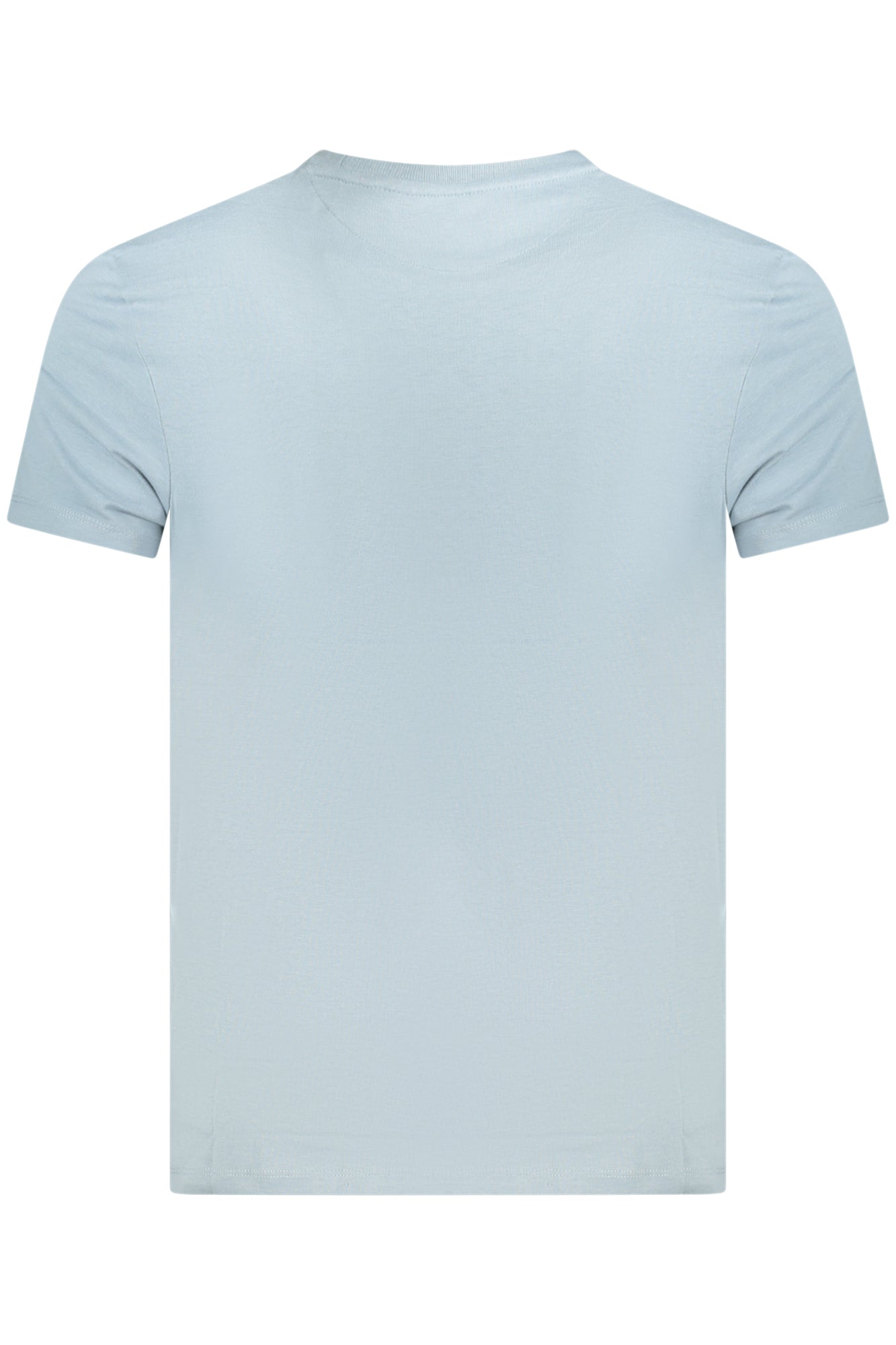 TB0A2BPR_AZ758 – Herren Slim Fit T-Shirt in Blau mit Logo-Stickerei und Rundhalsausschnitt – Größe: M, L, XL, 2XL, 3XL – Farbe: Azzurro