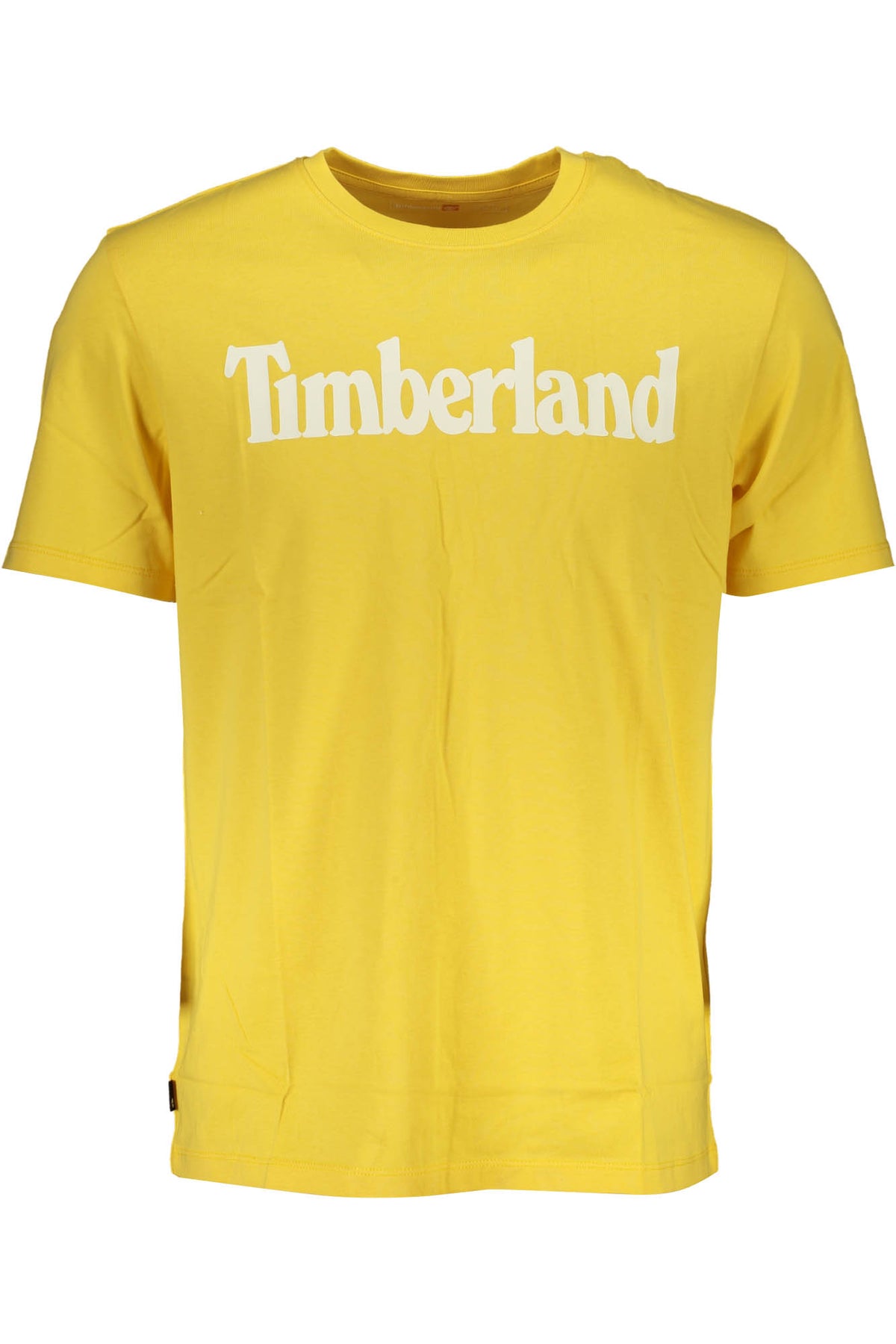 TB0A2BRN_GIEG4 – Herren T-Shirt Gelb aus Bio-Baumwolle - Regular Fit, Kurzarm, Logo-Druck – Größe: L, XL, 2XL – Farbe: Giallo