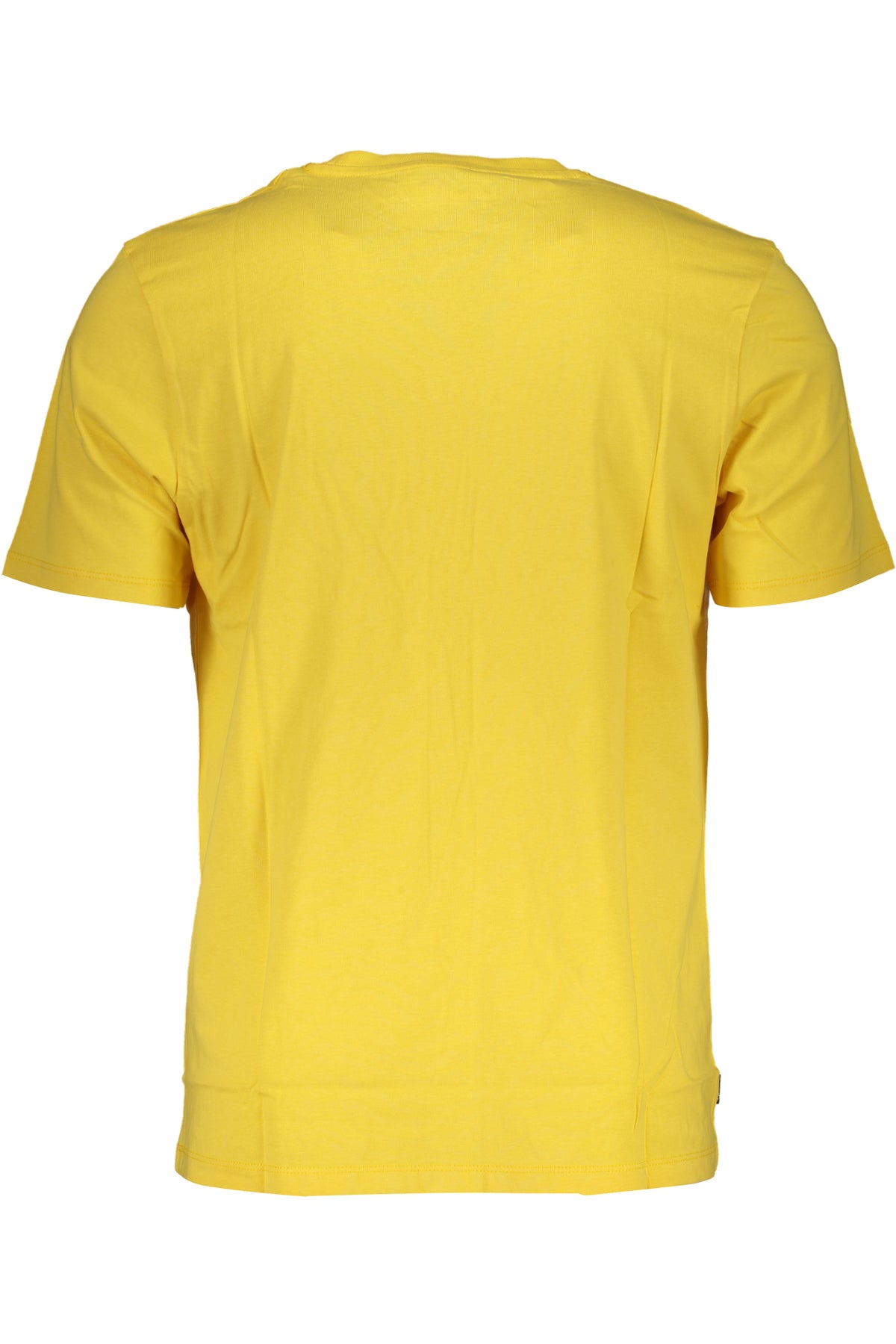 TB0A2BRN_GIEG4 – Herren T-Shirt Gelb aus Bio-Baumwolle - Regular Fit, Kurzarm, Logo-Druck – Größe: L, XL, 2XL – Farbe: Giallo
