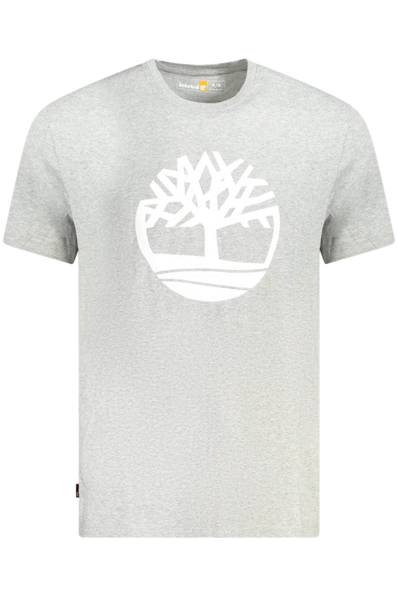TB0A2C6S_GRV91 – Graues Herren T-Shirt: Kurzarm, Rundhals, Regular Fit, mit Print – Größe: S, M, L, XL, 2XL, 3XL – Farbe: Grigio