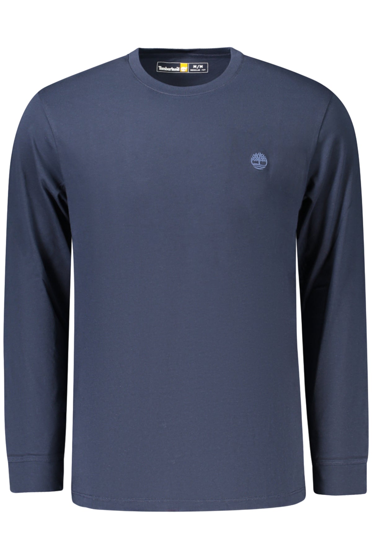 TB0A2FQD_BLZ02 – Langarmshirt Herren Blau - Regular Fit, Rundhals, Stickerei-Detail – Größe: S, M, L, XL, 2XL, 3XL – Farbe: Blu