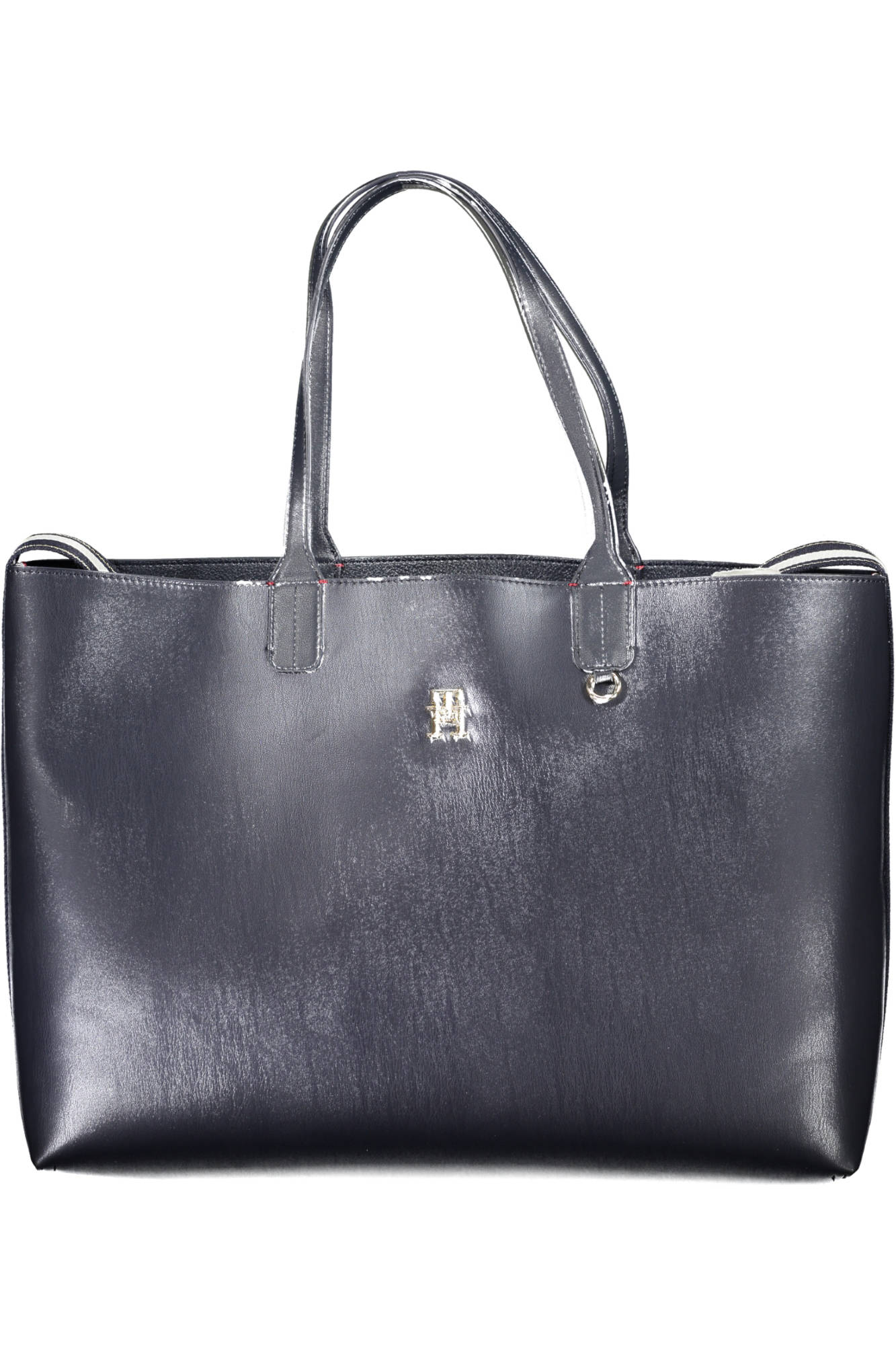 AW0AW14767_BLU_DW6 – Elegante blaue Schultertasche mit abnehmbarer Pochette und Kontrastdetails – Größe: UNI – Farbe: Blu