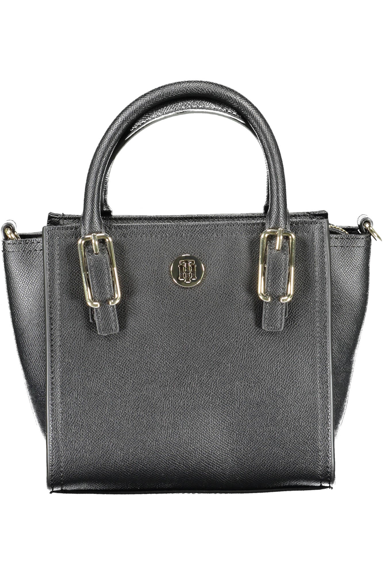 AW0AW10449_NERO_BDS – Elegante schwarze Damenhandtasche mit abnehmbarem Schulterriemen – Größe: UNI – Farbe: Nero