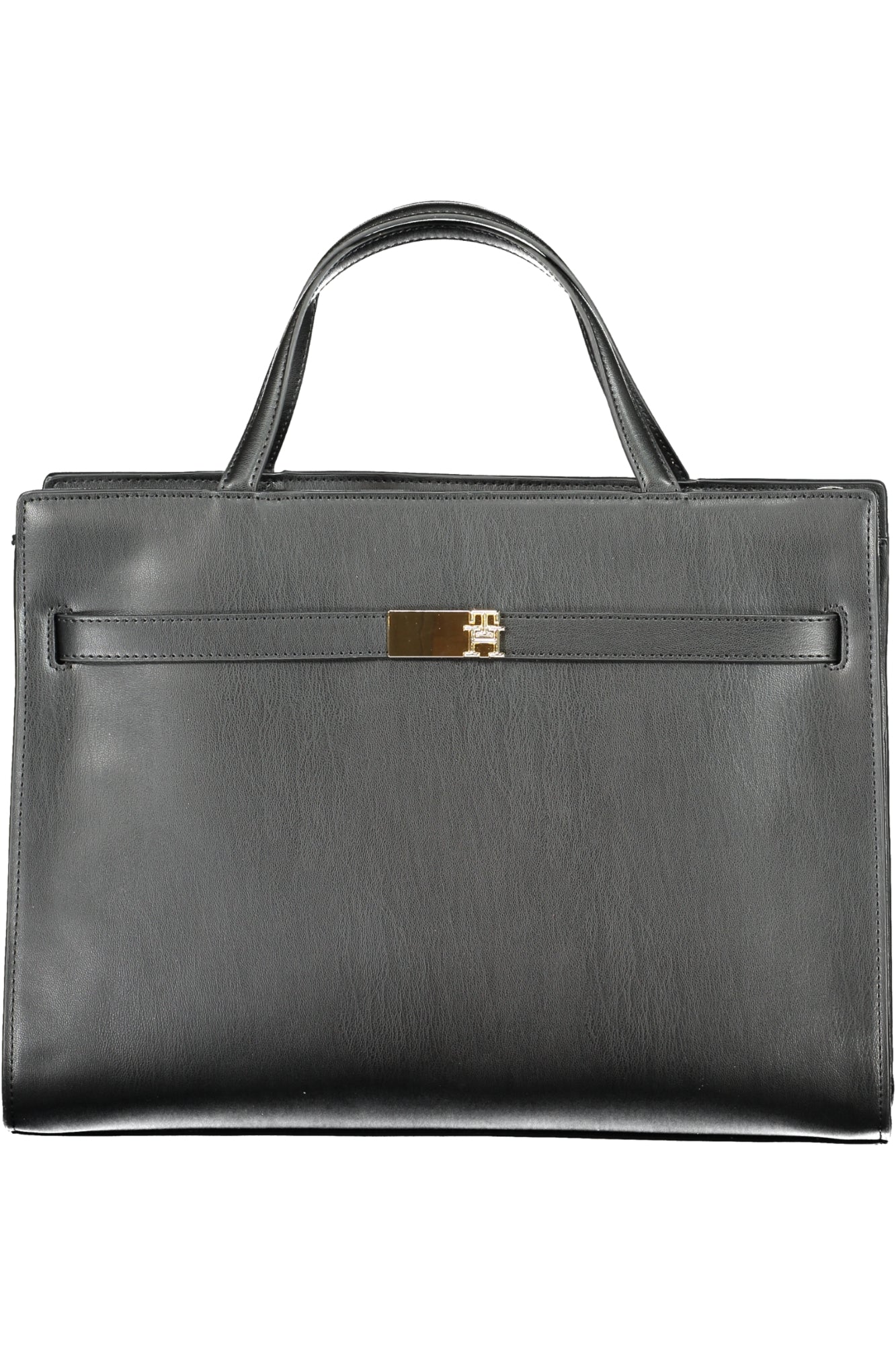 AW0AW169100_NEBDS – Elegante schwarze Damentasche mit Fächern und Schulterriemen – Größe: UNI – Farbe: Nero