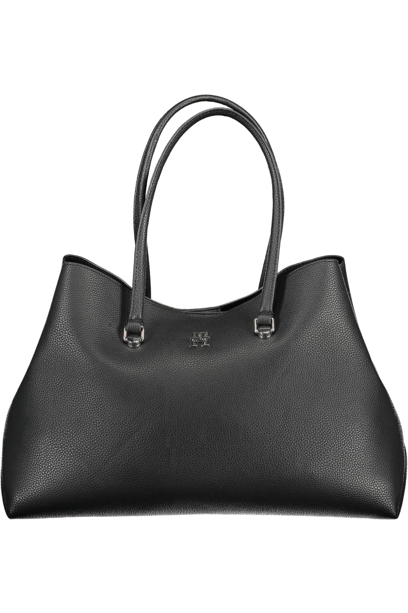 AW0AW14215_NERO_BDS – Stylische schwarze Damenhandtasche mit vielseitigen Fächern & Logo – Größe: UNI – Farbe: Nero