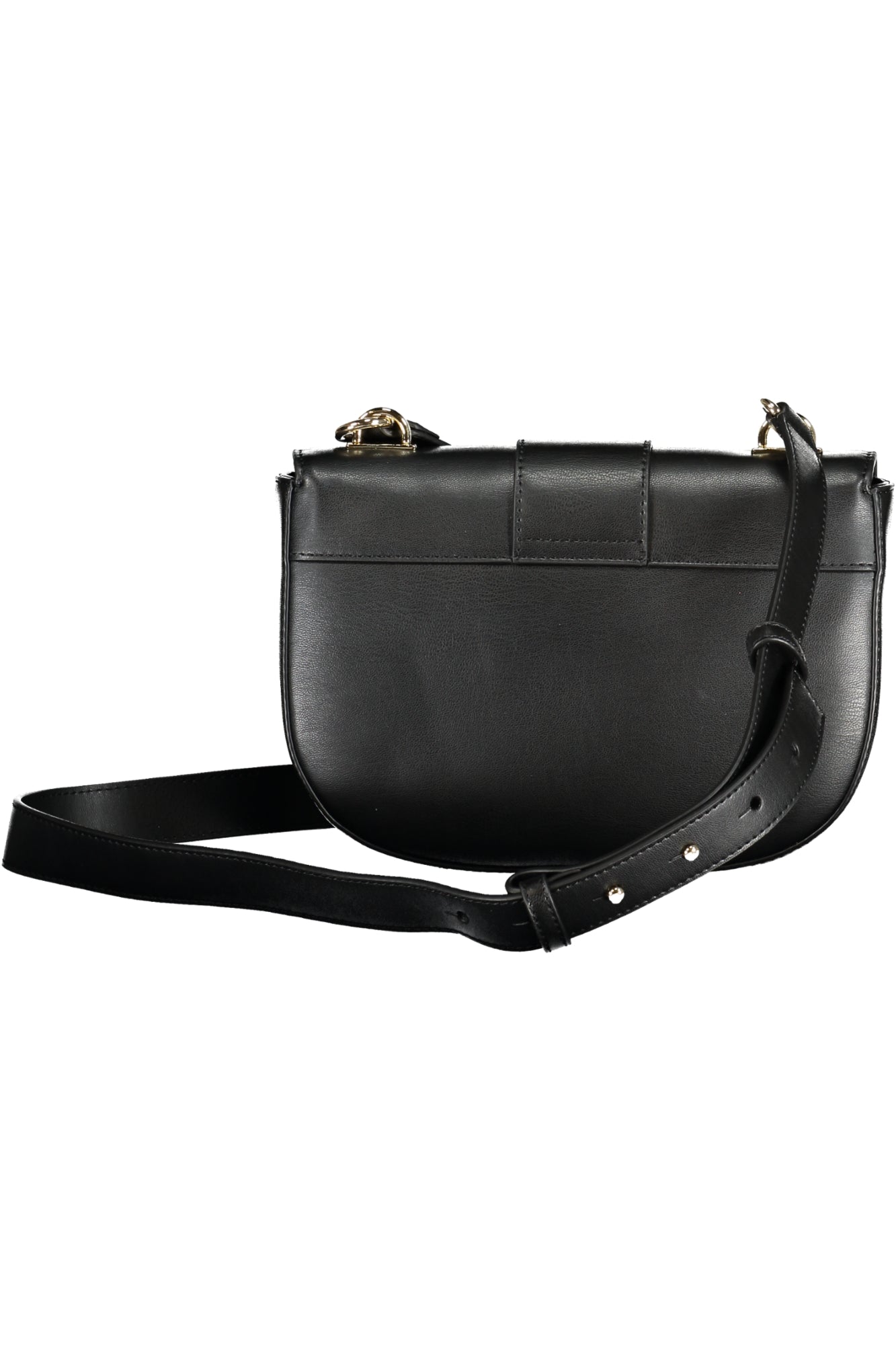 AW0AW15604_NEBDS – Elegante verstellbare schwarze Damentasche mit Kontrasten & Logo – Größe: UNI – Farbe: Nero