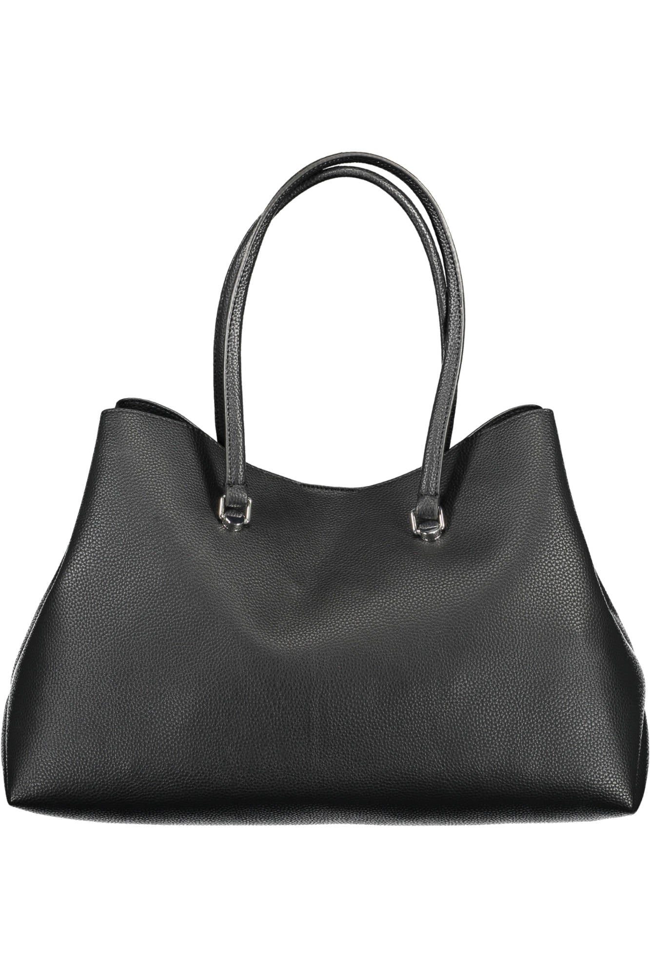 AW0AW14215_NERO_BDS – Stylische schwarze Damenhandtasche mit vielseitigen Fächern & Logo – Größe: UNI – Farbe: Nero