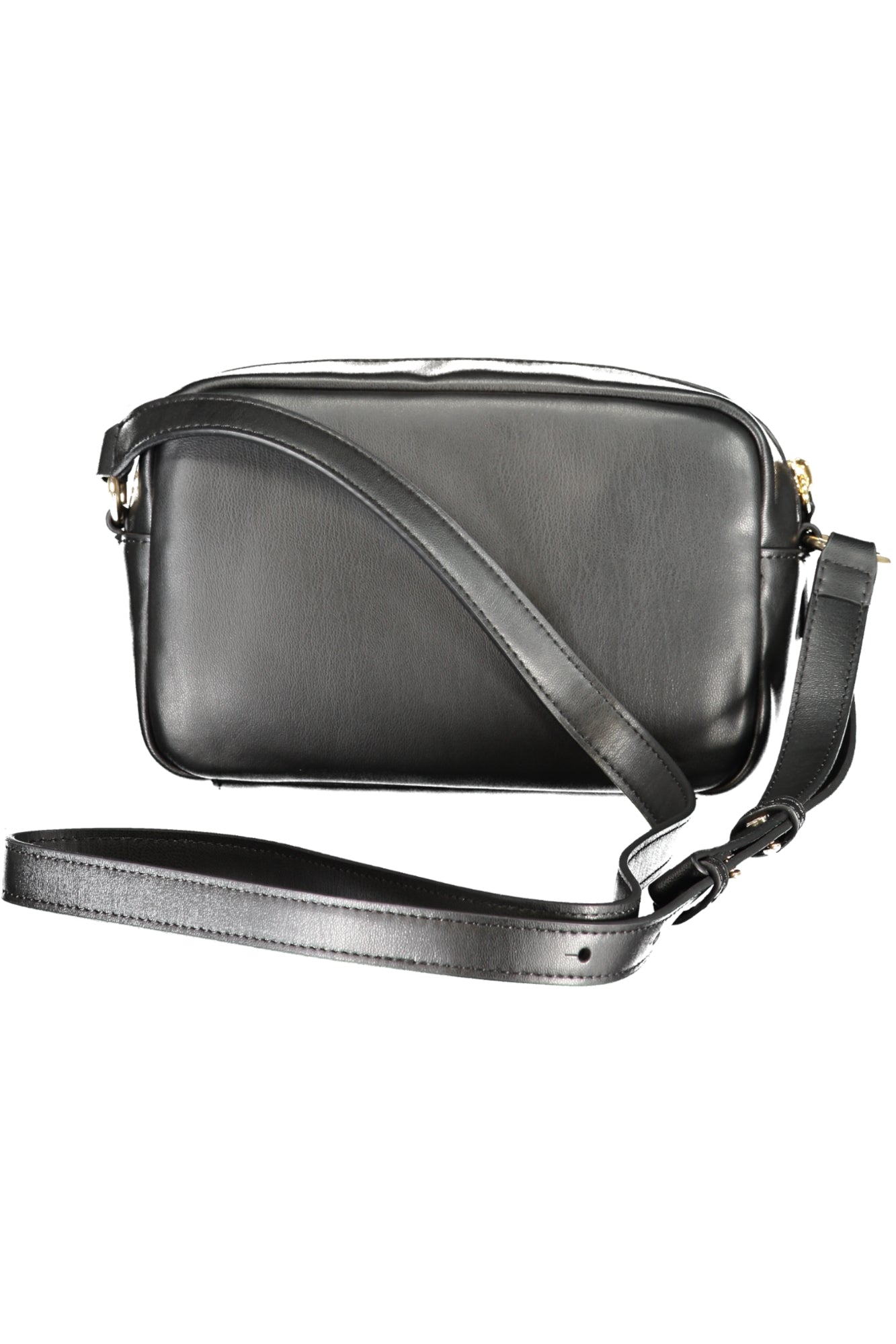 AW0AW16709_NEBDS – Damentasche Schwarz - Verstellbare Schultertasche mit Logo & Reißverschluss – Größe: Standard