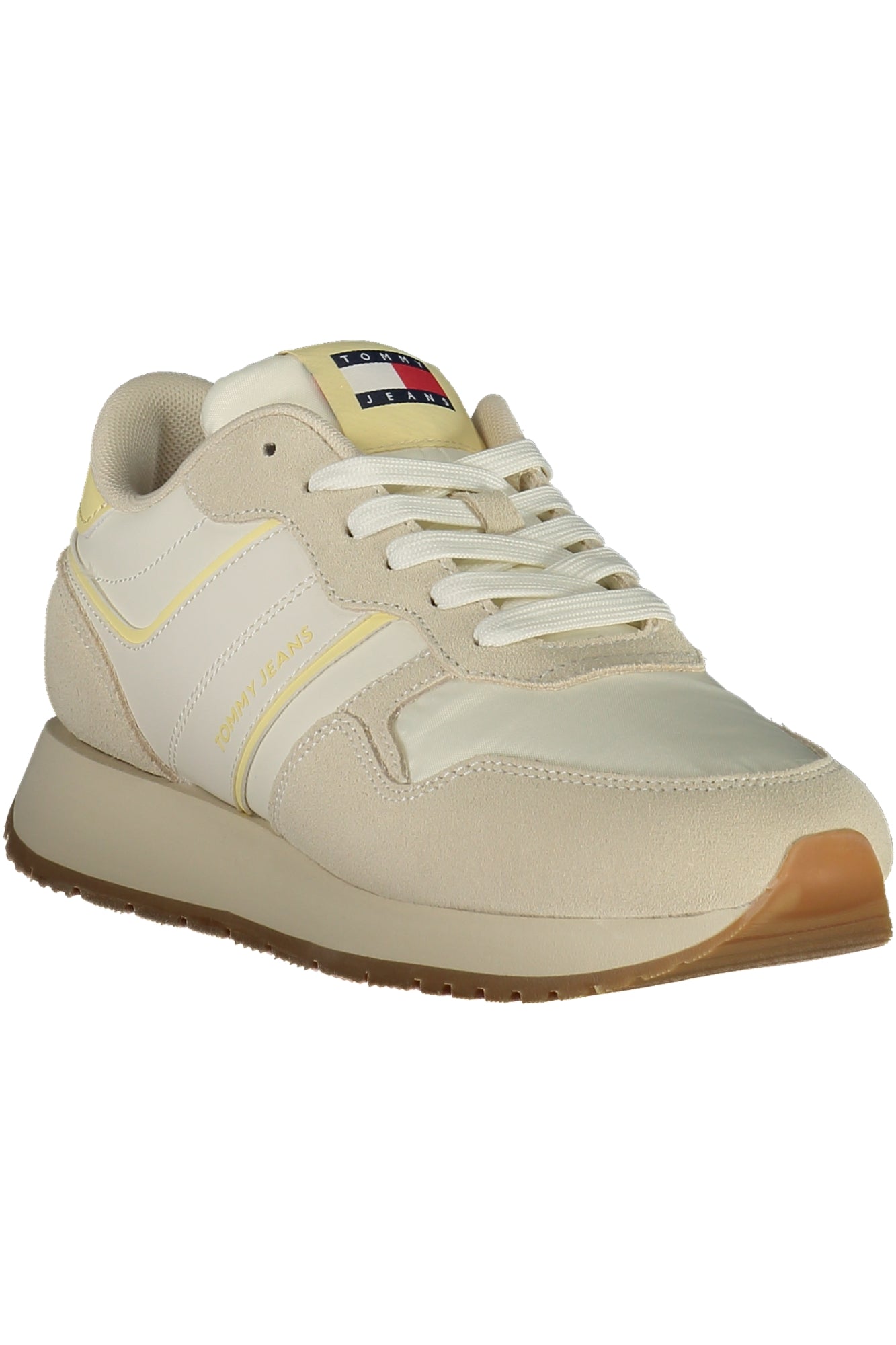 EN0EN02741_BEZGP – Beige Damensneaker mit Kontrastdetails und herausnehmbarem Fußbett – Größe: 36, 37, 38, 39, 40, 41 – Farbe: Beige