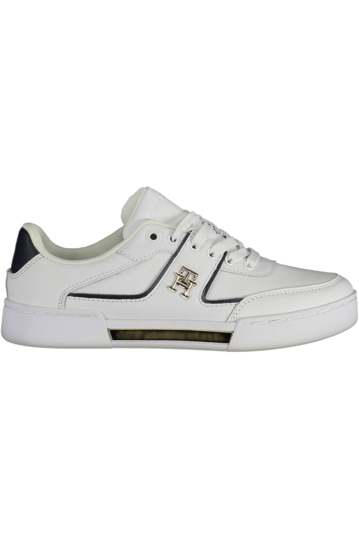 FW0FW06859F_BIANCO_OK8 – Damen Sportschuh Weiß – Nachhaltiger Stil mit Kontrastdetails – Größe: 36, 38, 41 – Farbe: Bianco