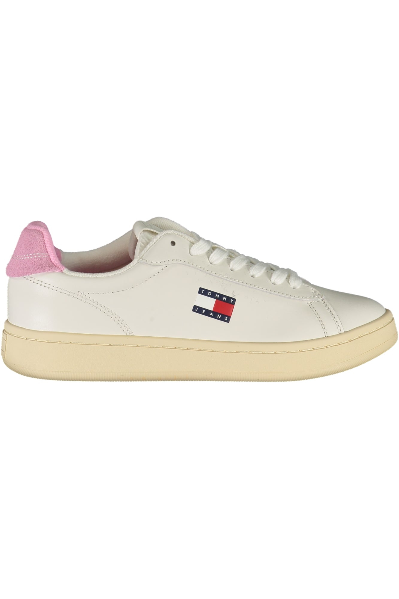 EN0EN02815_BI01V – Damen-Sneaker weiß mit rosa Details und herausnehmbarem Fußbett – Größe: 36, 37, 38, 39, 40, 41 – Farbe: Bianco