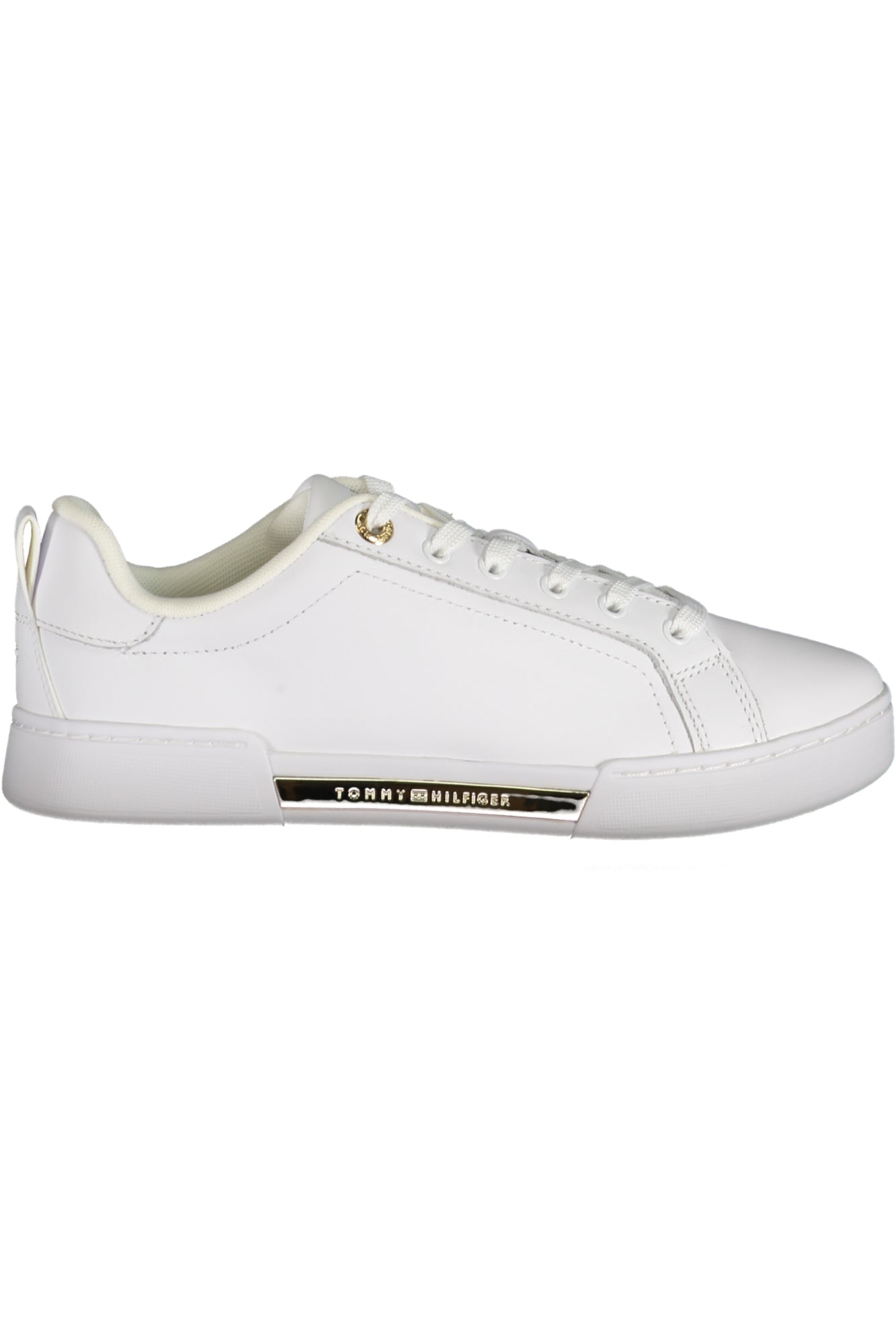 FW0FW07634F_BIYBS – Damen-Sportschuh Weiß mit Kontrastdetails und Logo – Ideal zum Schnüren – Größe: 36, 37, 41, 40 – Farbe: Bianco