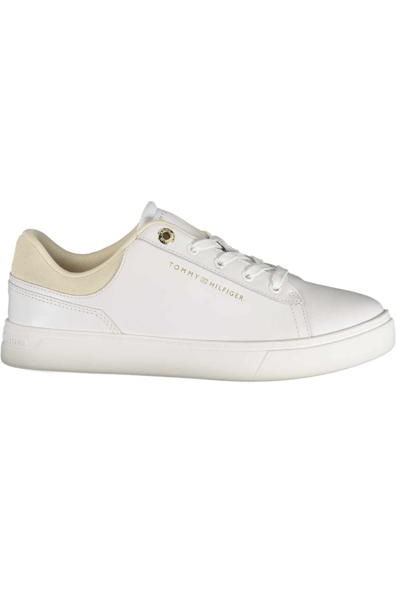 FW0FW09020_BI0K4 – Damen-Sportschuh Weiß mit Kontrasten & Komfortbett - Stil & Sport vereint – Größe: 36, 37, 38, 39, 40, 41 – Farbe: Bianco