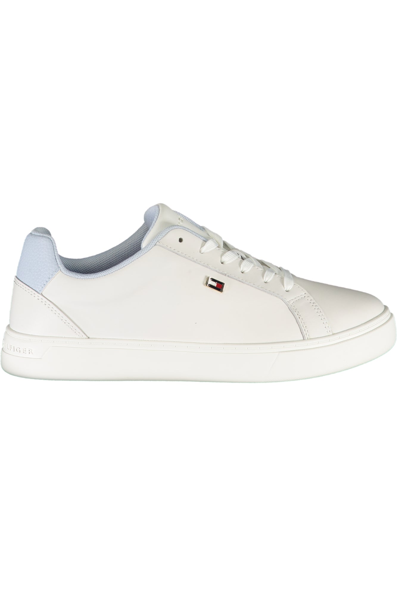 FW0FW08072_BI0LE – Elegante Damen-Sportschuhe in Weiß mit Kontrastdetails und Schnürung – Größe: 36, 37, 38, 39, 40, 41 – Farbe: Bianco