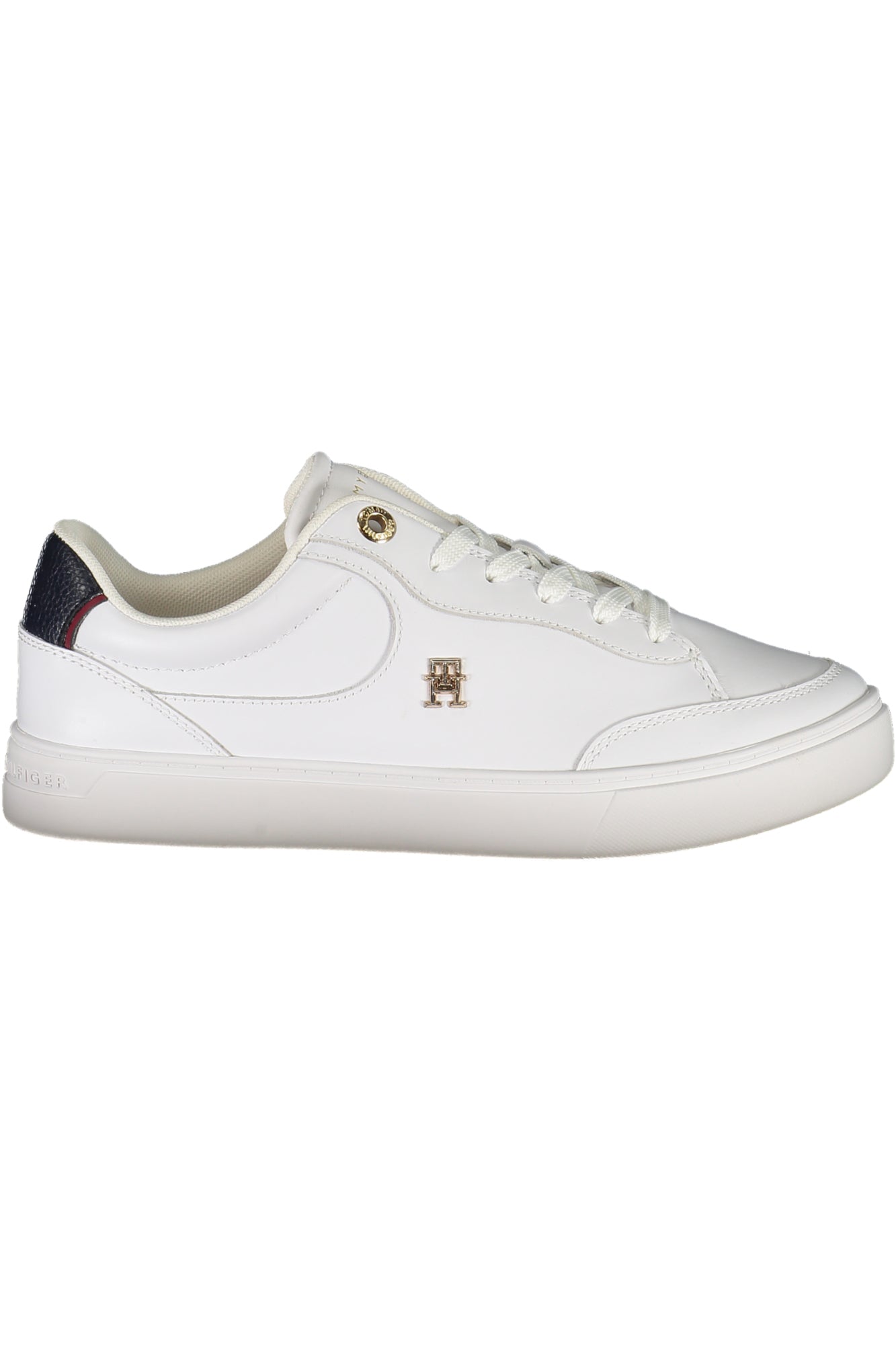 FW0FW08579_BIYBS – Damen Sportschuh Weiß mit Blauen Details und Herausnehmbarer Innensohle – Größe: 36, 37, 38, 39, 40, 41 – Farbe: Bianco