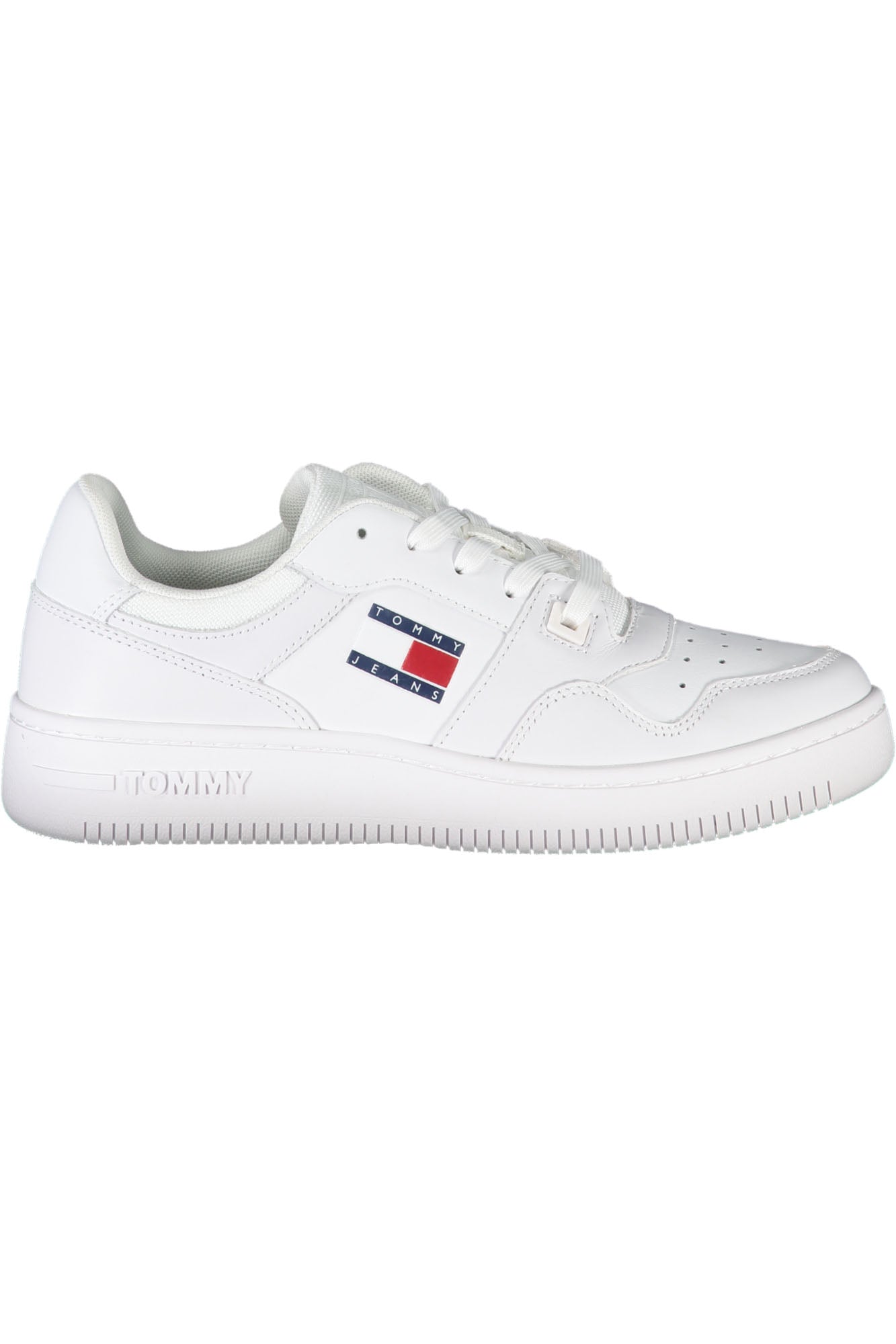EN0EN02434F_BIYBR – Stylischer Damensneaker in Weiß mit Schnürsenkeln und Logo-Highlight – Größe: 39, 38, 40, 41 – Farbe: Bianco