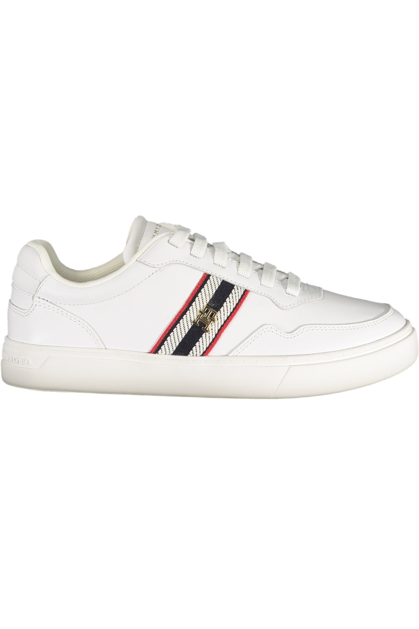 FW0FW09001_BIYBS – Weiße Damen-Sneaker mit Applikationen & herausnehmbarem Fußbett – Größe: 36, 37, 38, 39, 40, 41, 42 – Farbe: Bianco