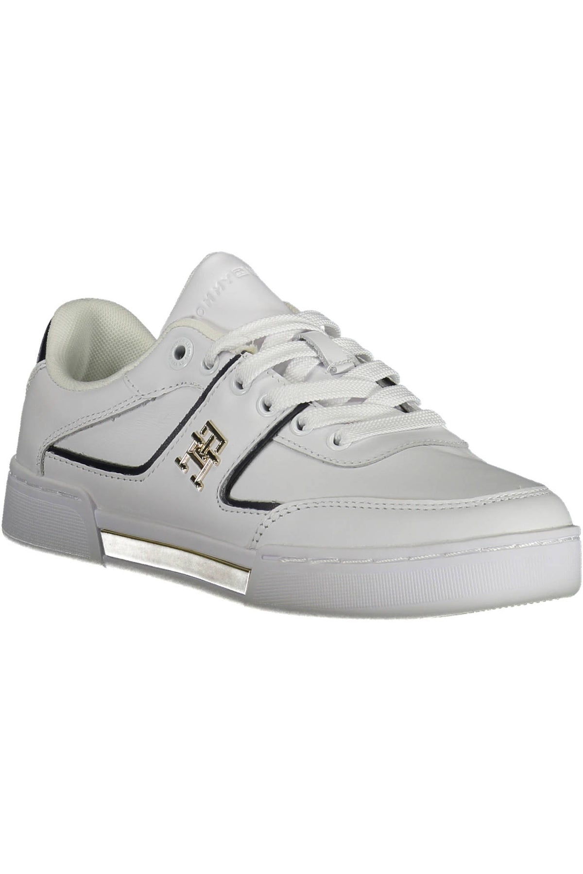 FW0FW06859F_BIANCO_OK8 – Damen Sportschuh Weiß – Nachhaltiger Stil mit Kontrastdetails – Größe: 36, 38, 41 – Farbe: Bianco