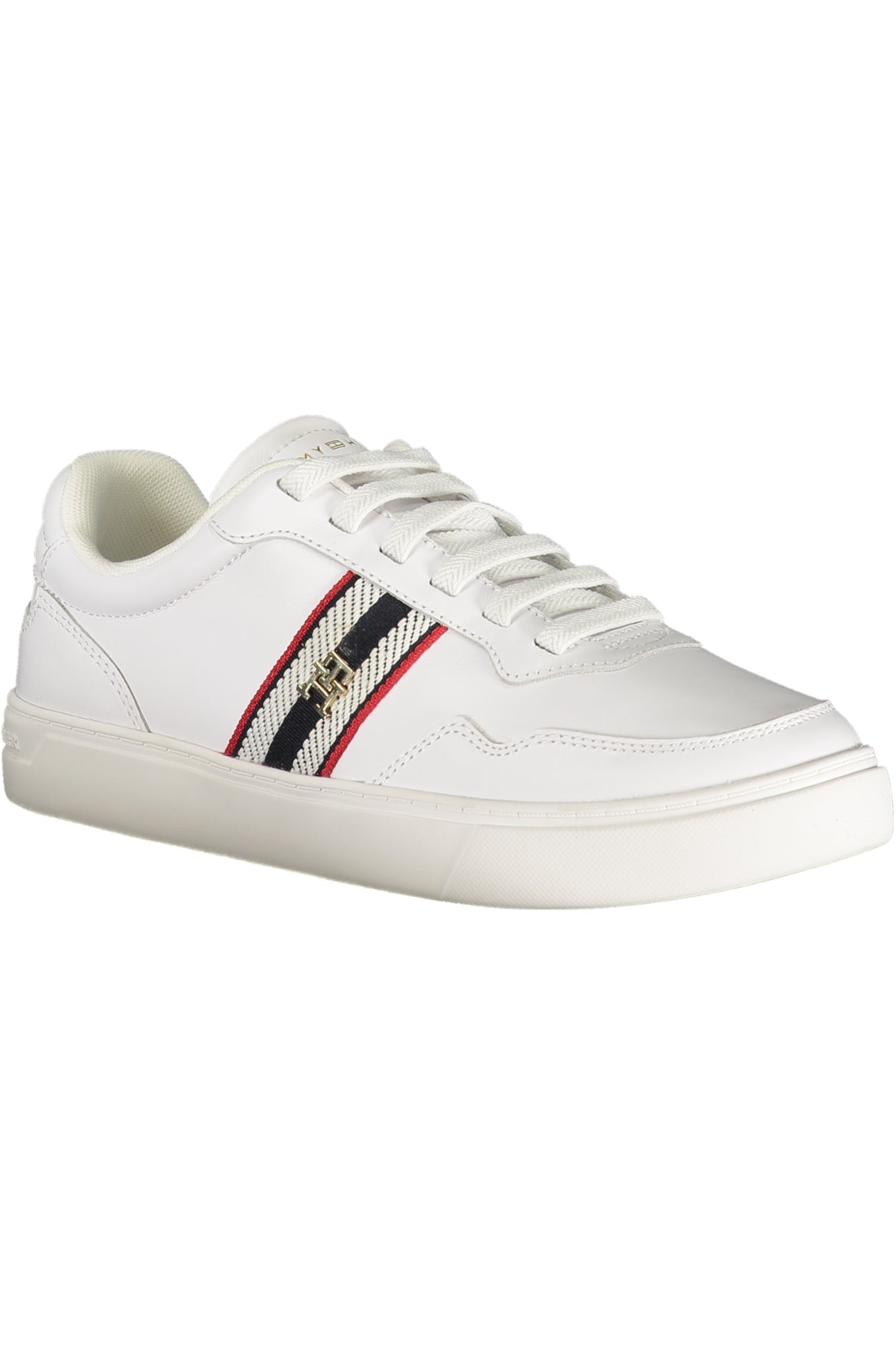 FW0FW09001_BIYBS – Weiße Damen-Sneaker mit Applikationen & herausnehmbarem Fußbett – Größe: 36, 37, 38, 39, 40, 41, 42 – Farbe: Bianco