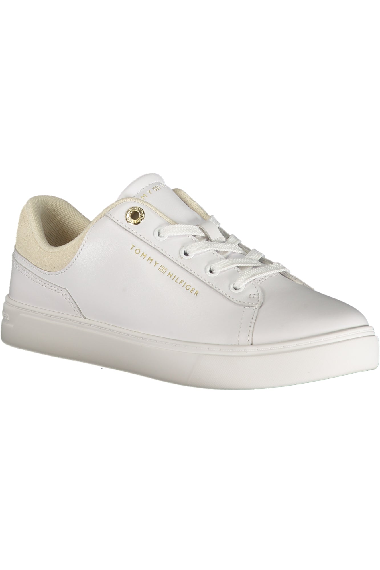 FW0FW09020_BI0K4 – Damen-Sportschuh Weiß mit Kontrasten & Komfortbett - Stil & Sport vereint – Größe: 36, 37, 38, 39, 40, 41 – Farbe: Bianco