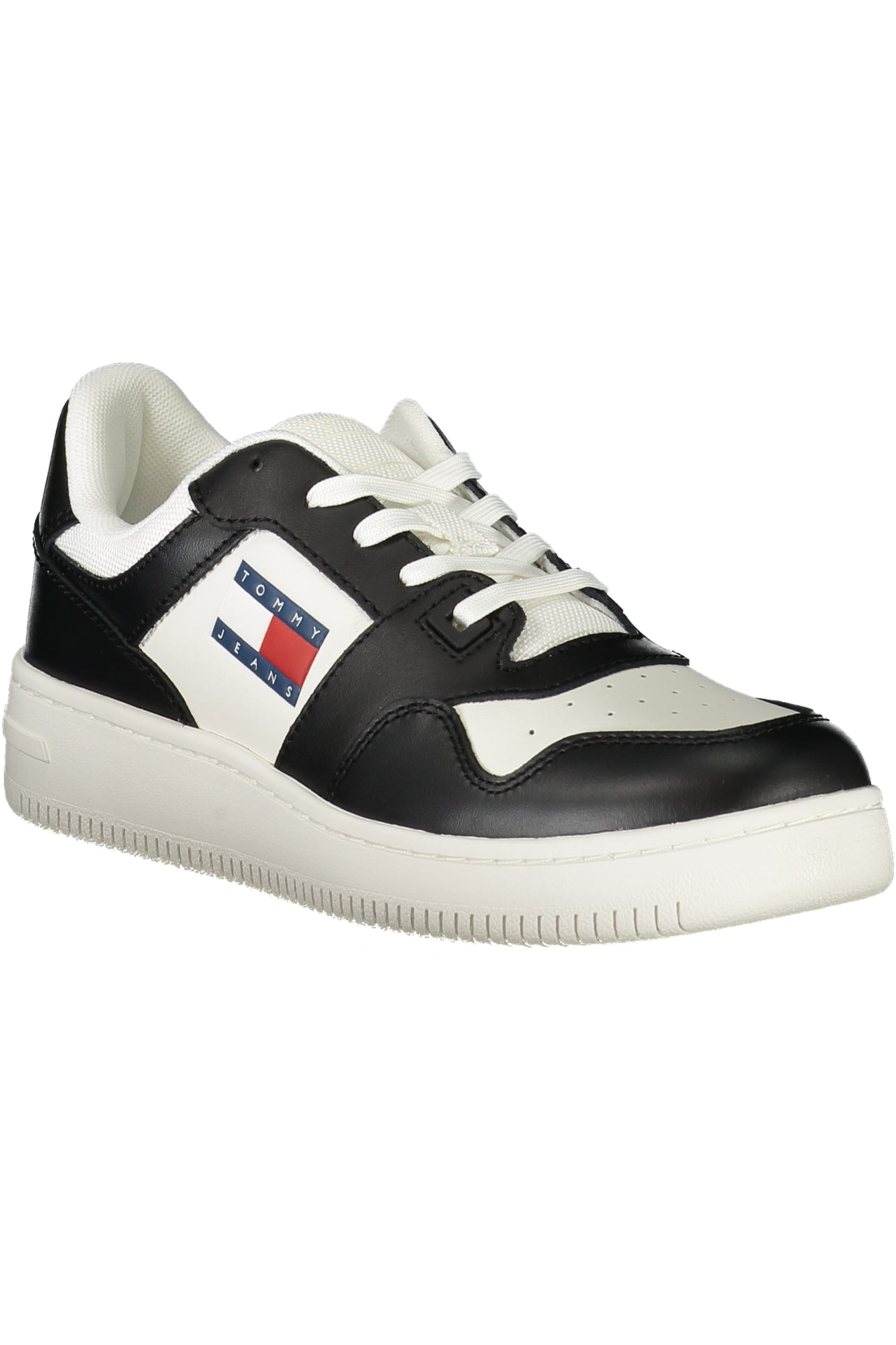 EN0EN02505_BI0GS – Eleganter weißer Damensportschuh mit Kontrastdetails und Komforteinlage – Größe: 36, 37, 38, 39, 40, 41 – Farbe: Bianco